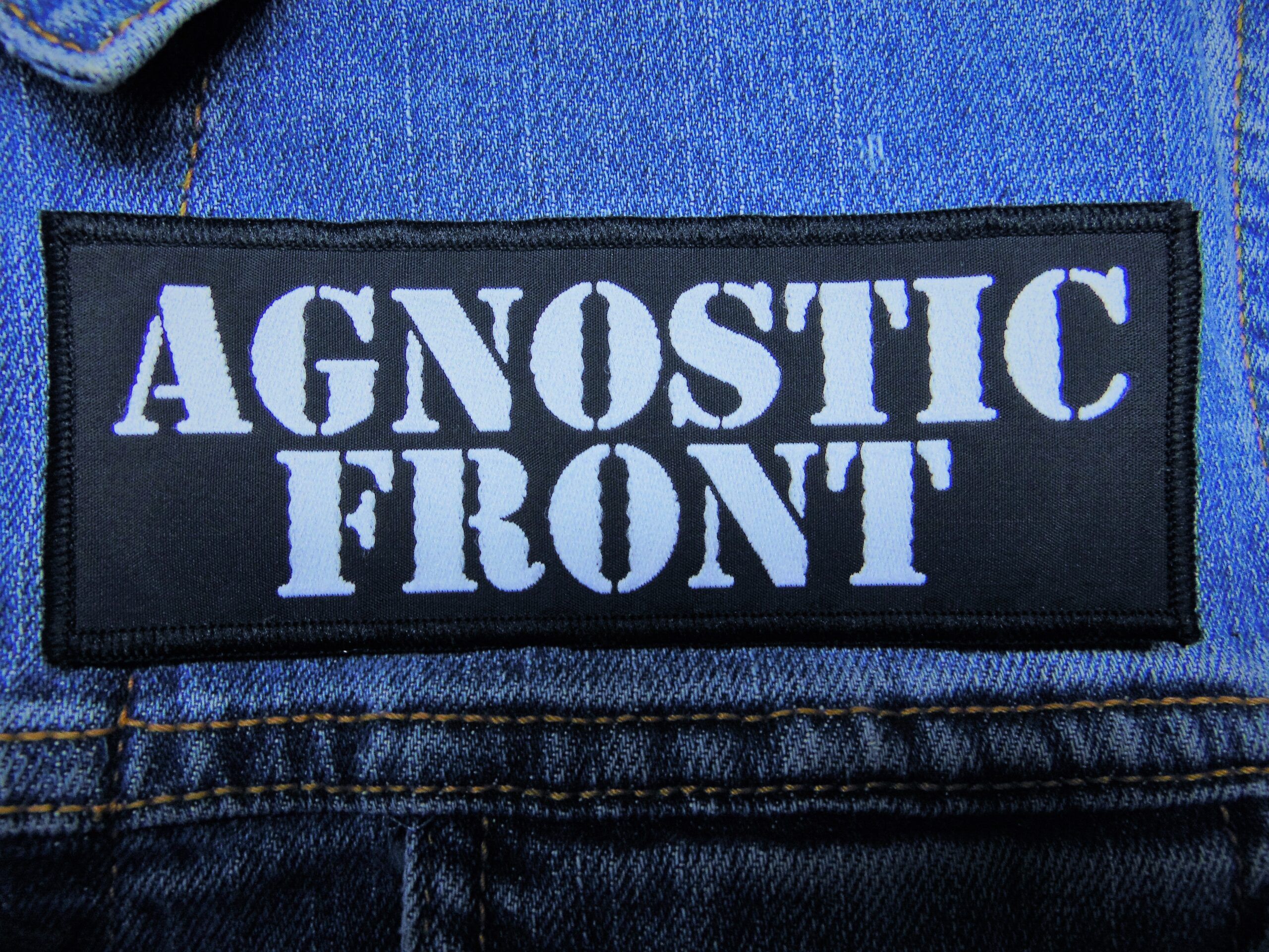 2560x1920 AGNOSTIC FRONT. Woven Patch (hardcore) U.S.A (2703)