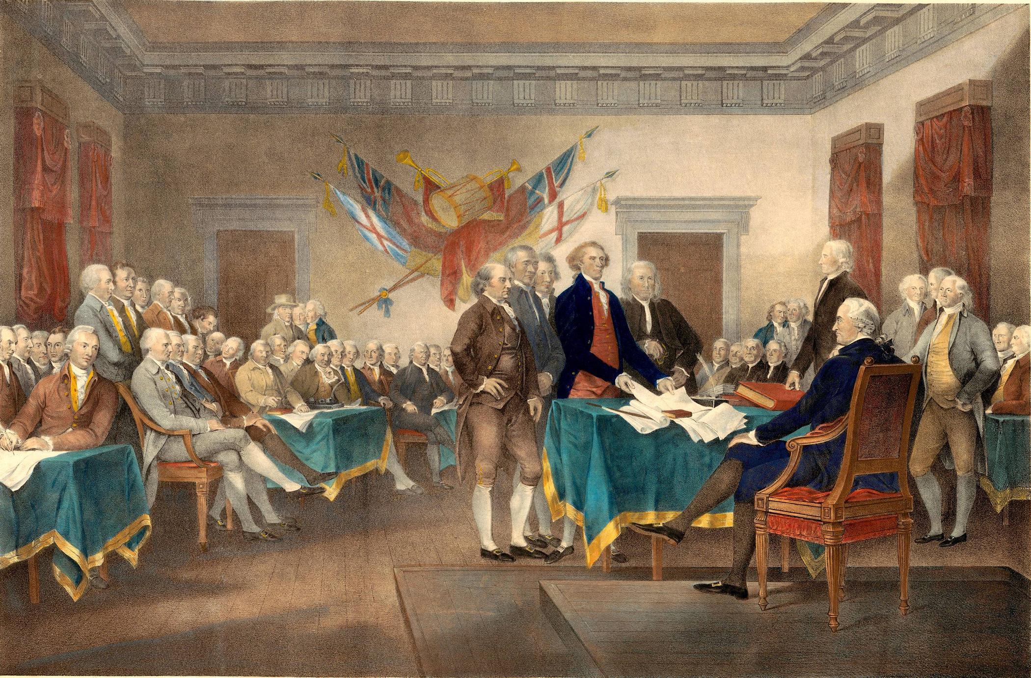 2100x1381 The Declaration Of Independence Wallpaper