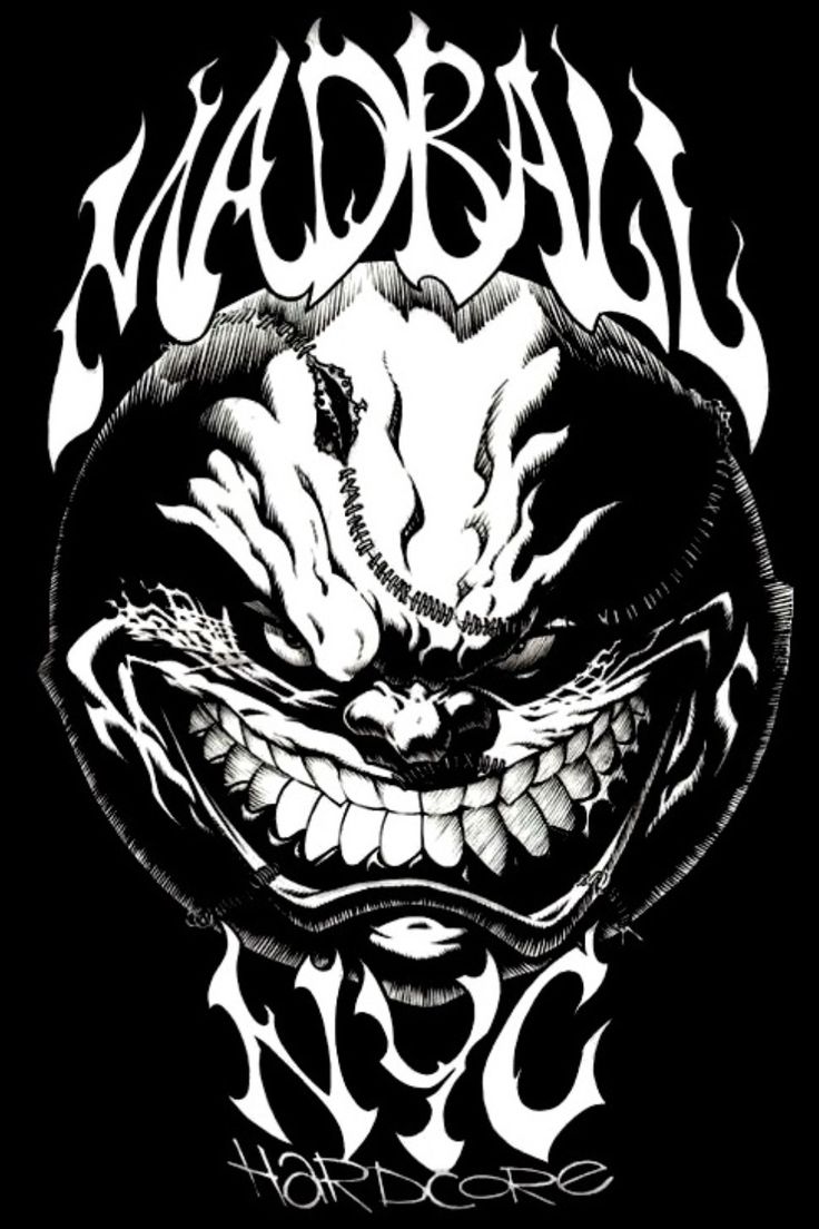 736x1104 Punk Rock Poster with Clown Face. Punkrock, Band, Tekening