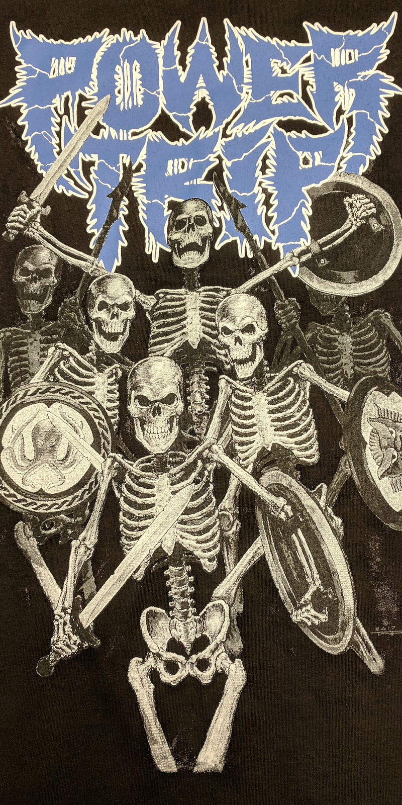 800x1601 Power trip, metal, skeletons, thrash, HD phone wallpaper