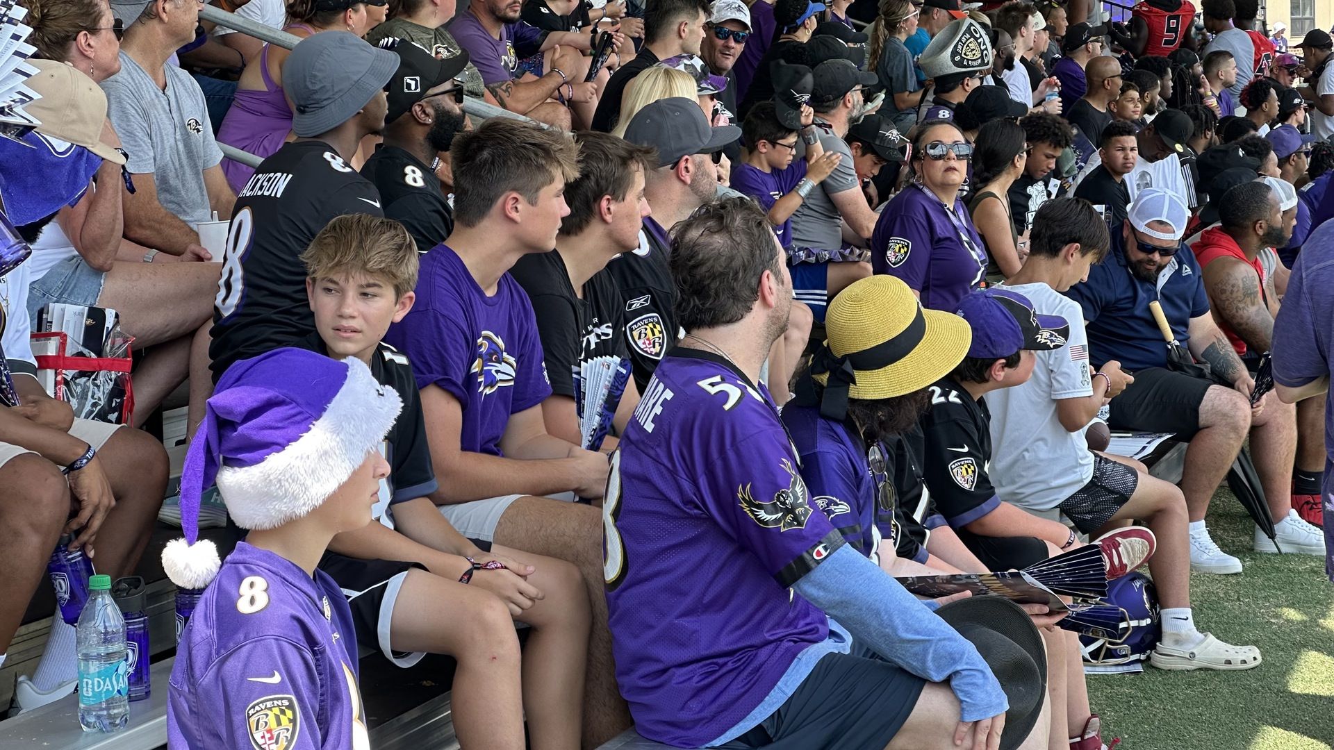 1920x1080 Purple pride on display as Ravens fans flock to training camp