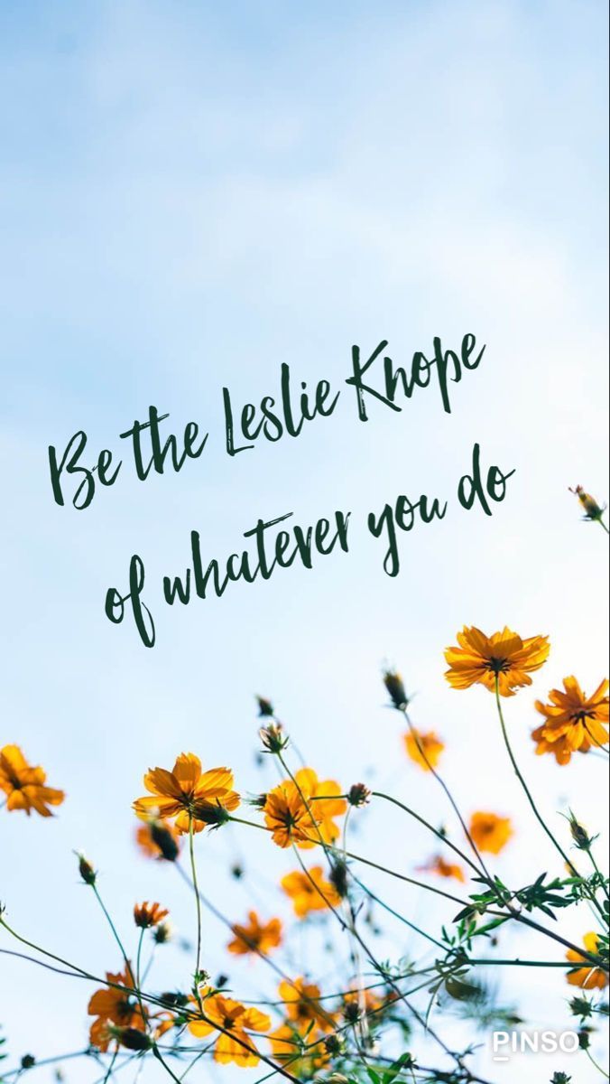 676x1200 Be the Leslie Knope of whatever you do