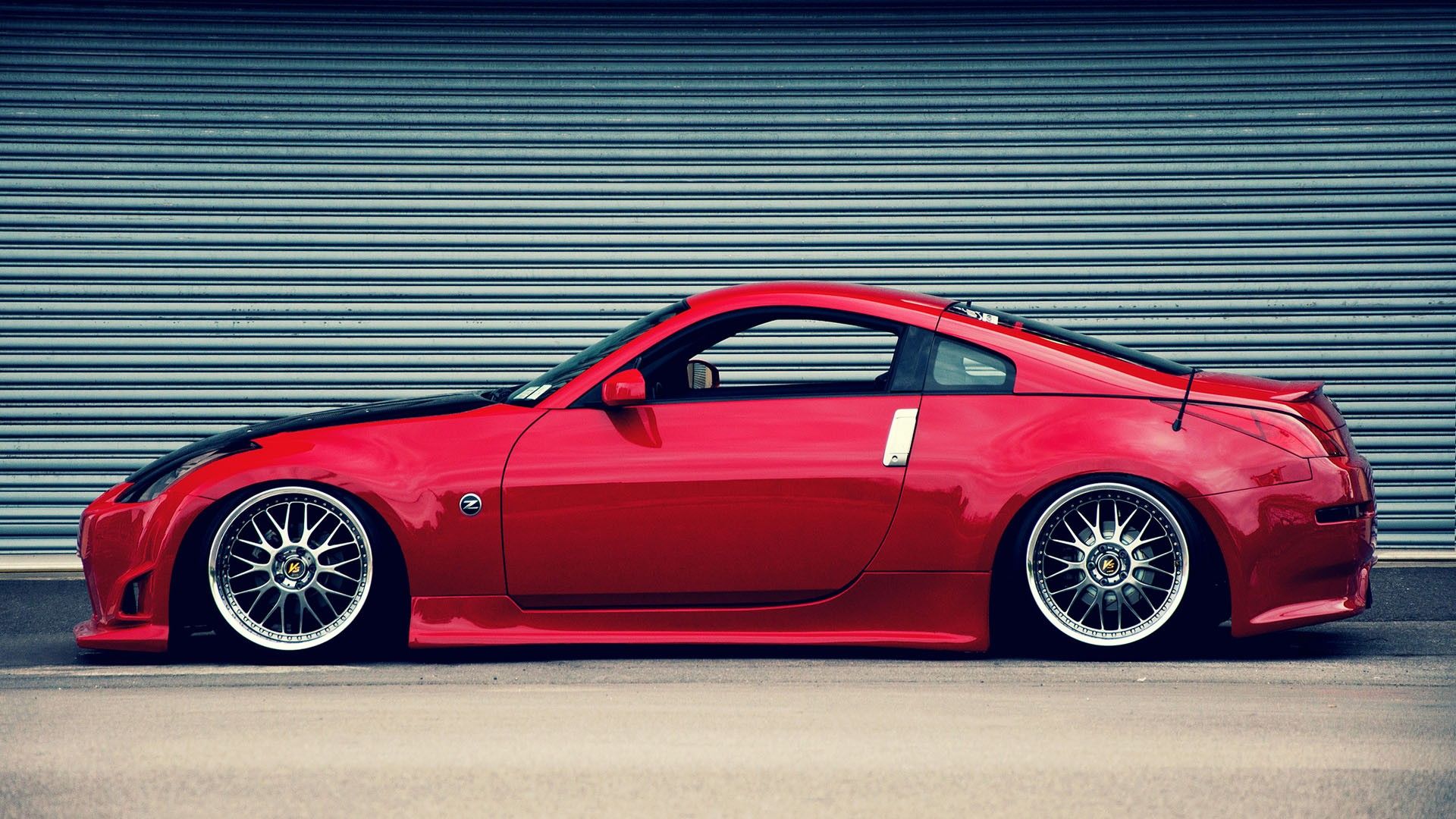 1920x1080 nissan, 350z, Tuning, Stance, Wheels, Chrome, Rims, Candy Wallpaper HD / Desktop and Mobile Background
