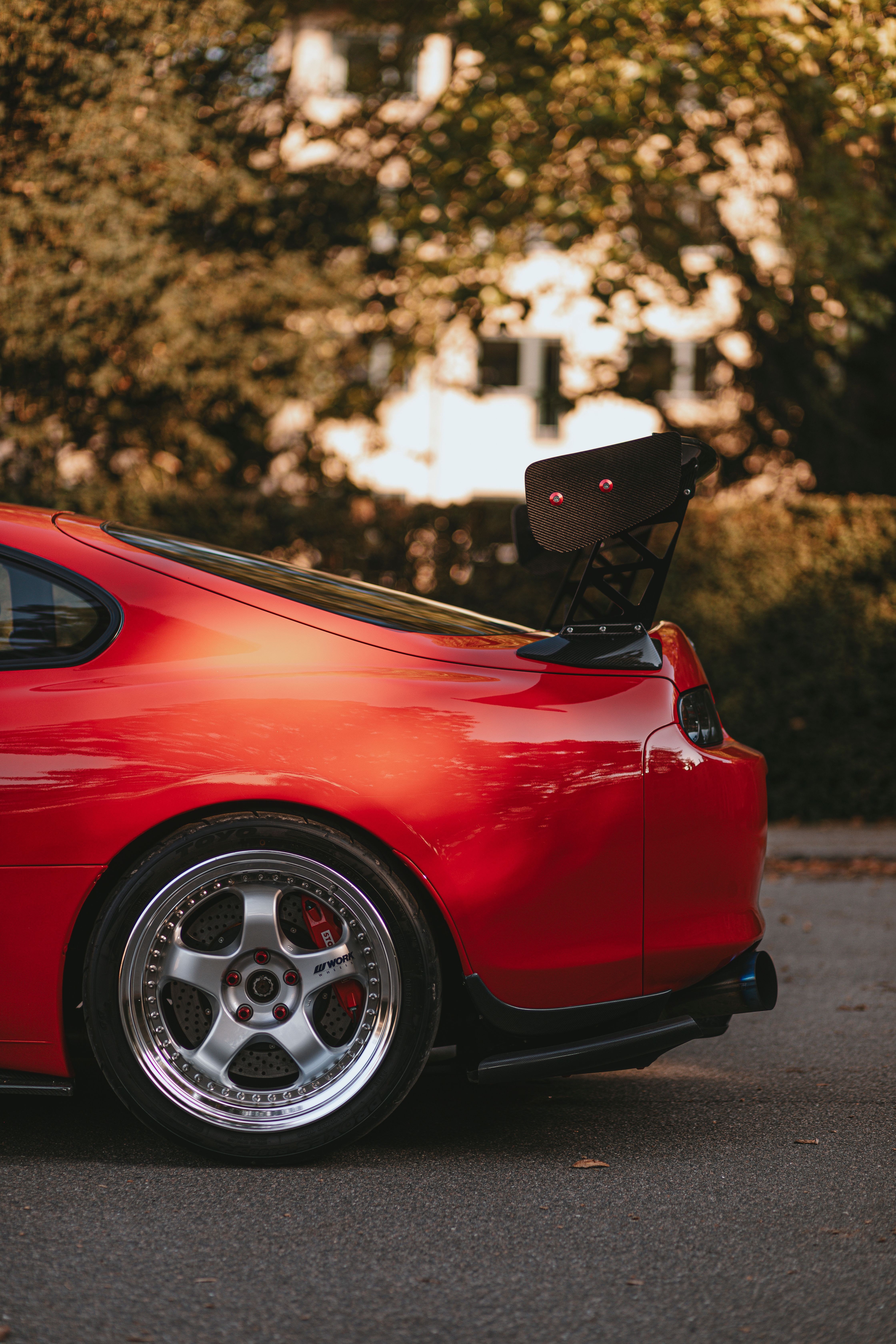 4480x6720 Red Toyota Supra JDM Sports Car · Free