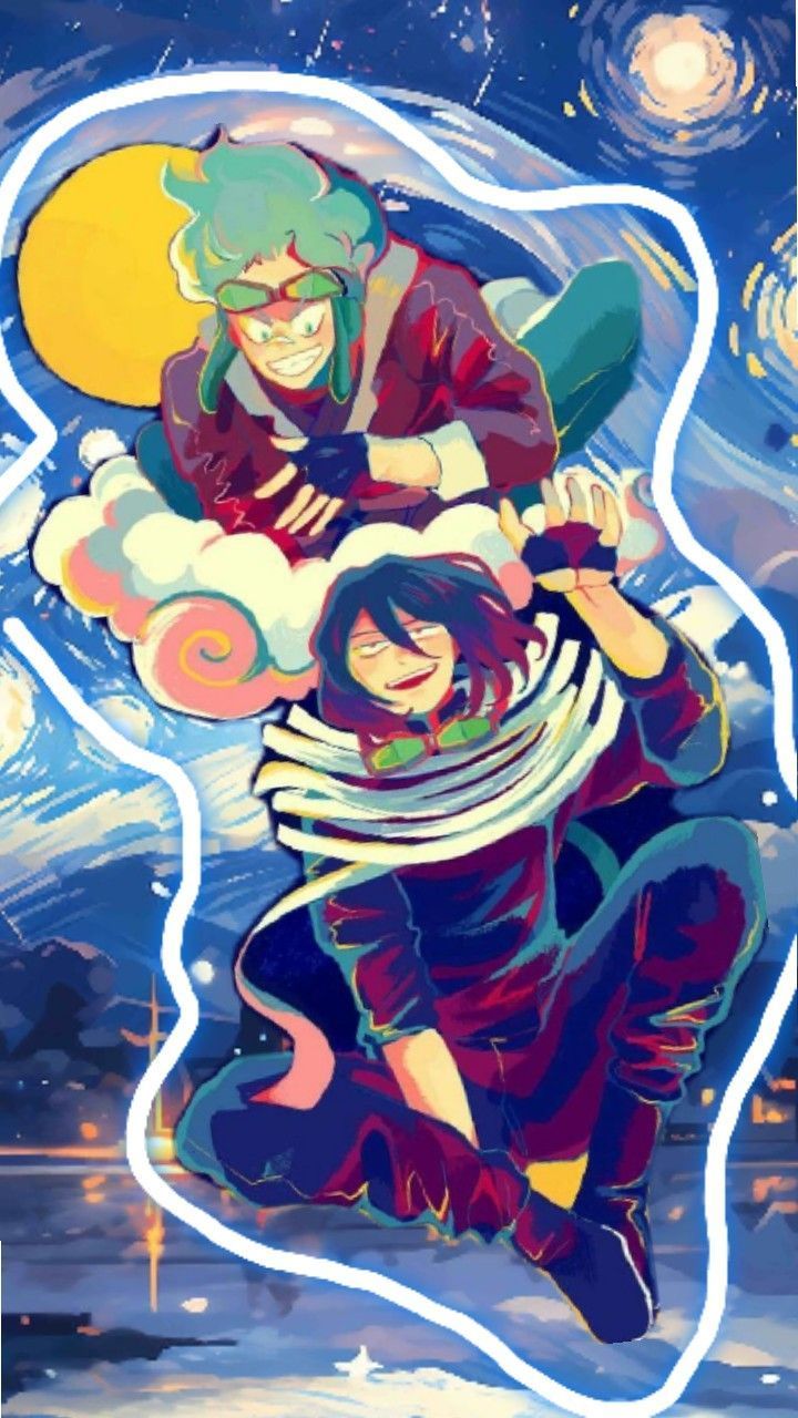 720x1280 Erasermic wallpaper. Human kurogiri, Aizawa manga colored, Mha fanart