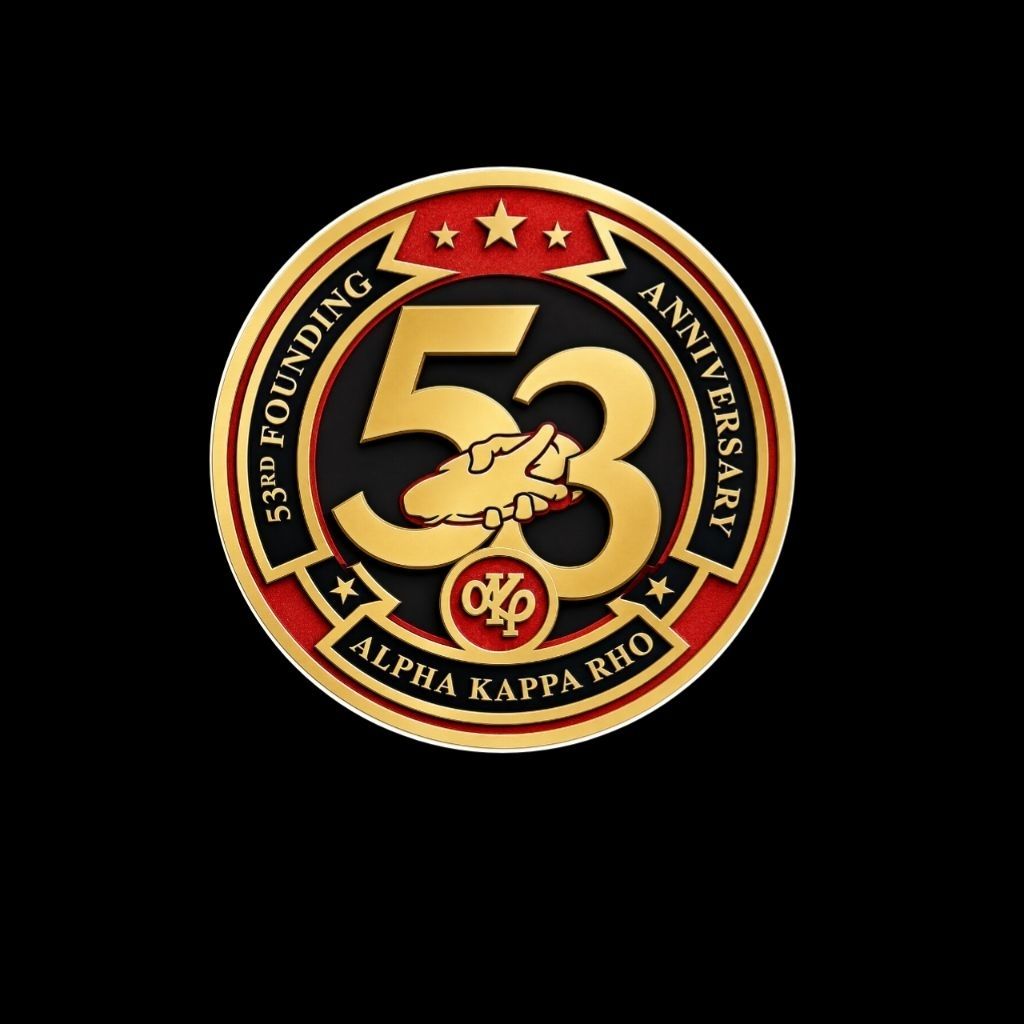 1024x1024 Akp 53rd Anniversary Logo Sticker Alpha Kappa Rho Logo Waterproof Laminater Sticker High Qualiy