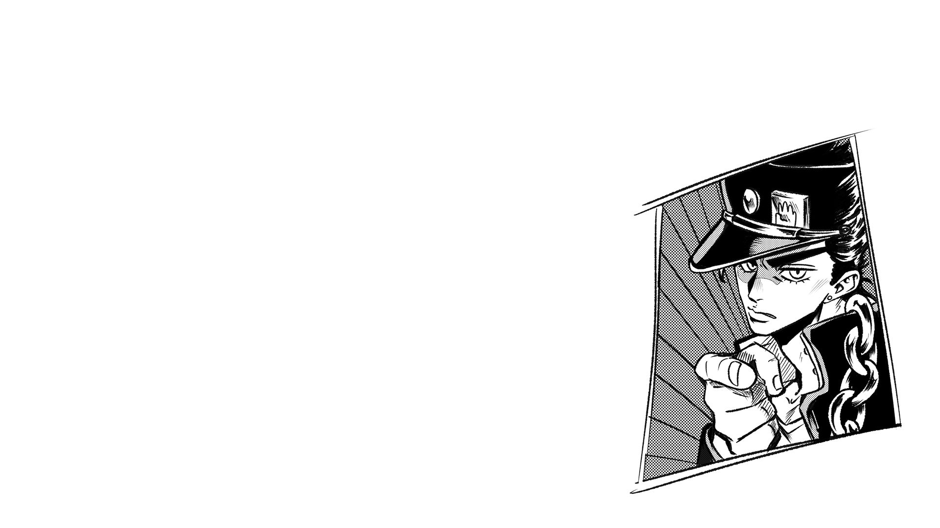 1920x1080 Jotaro Kujo HD Wallpaper. Jotaro Stare HD. Star Platinum HDx1080