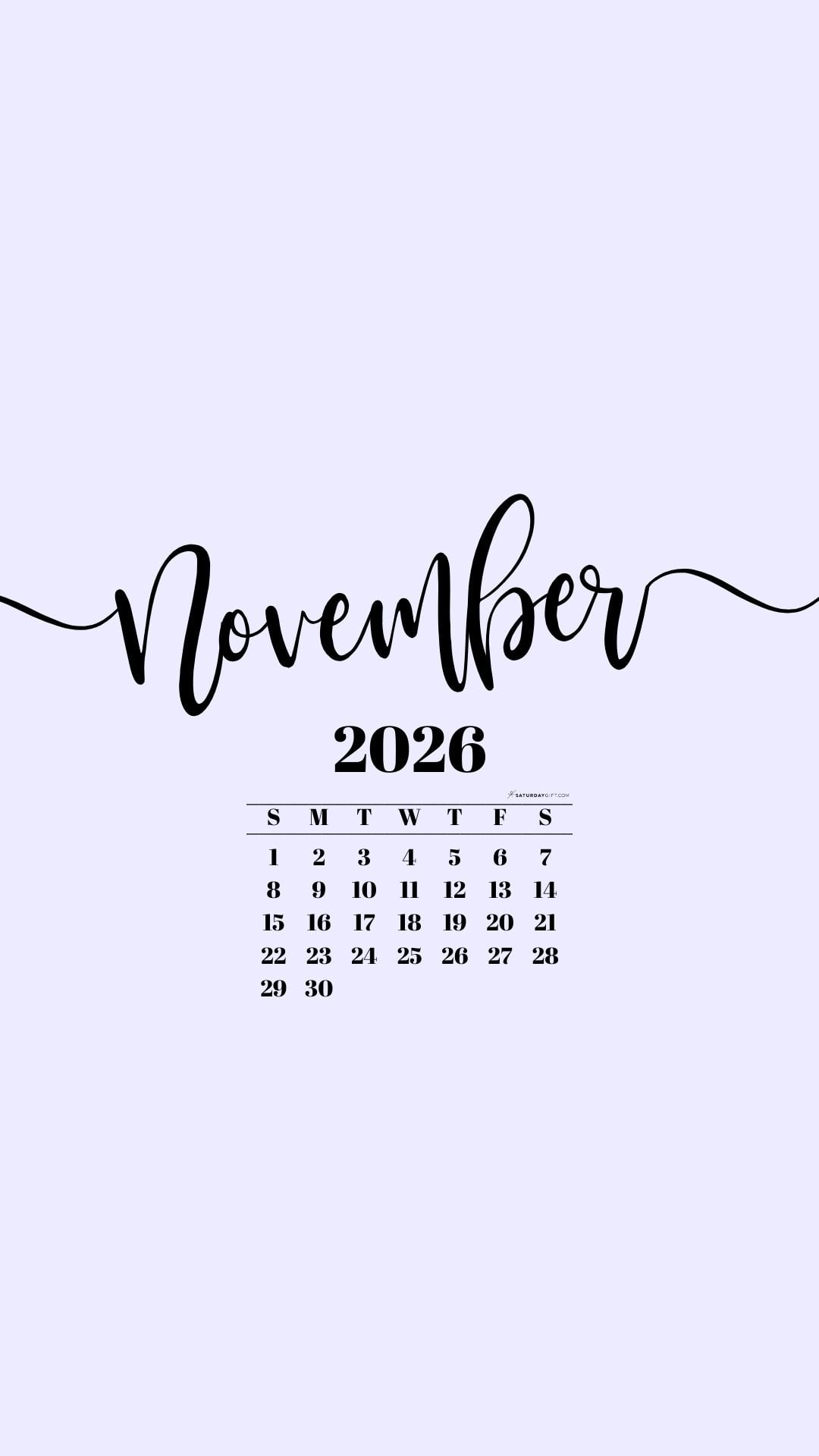 1080x1920 November Phone Wallpaper