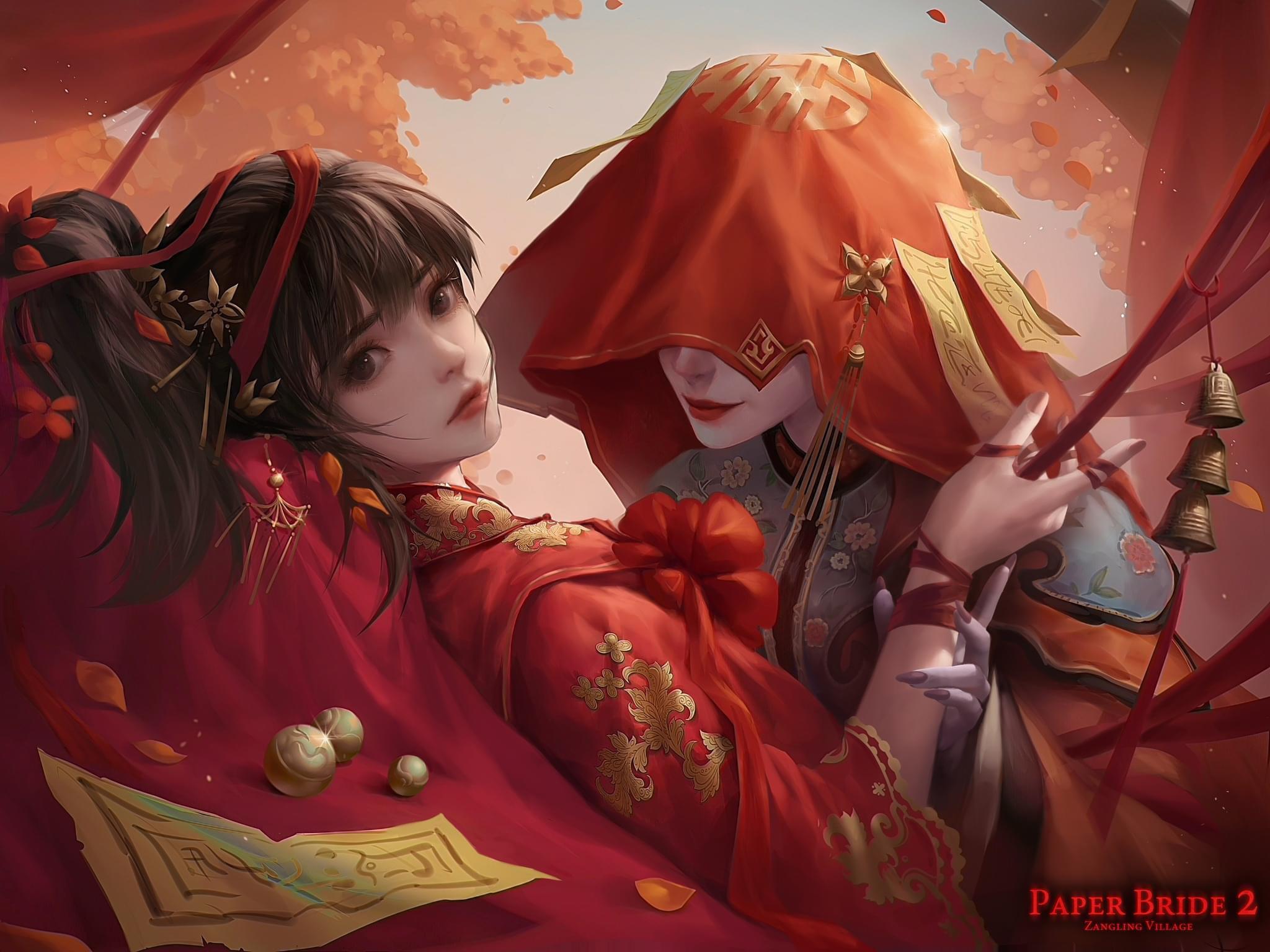 2048x1536 Traditional Chinese wedding dress is great (art from Paper Bride series)