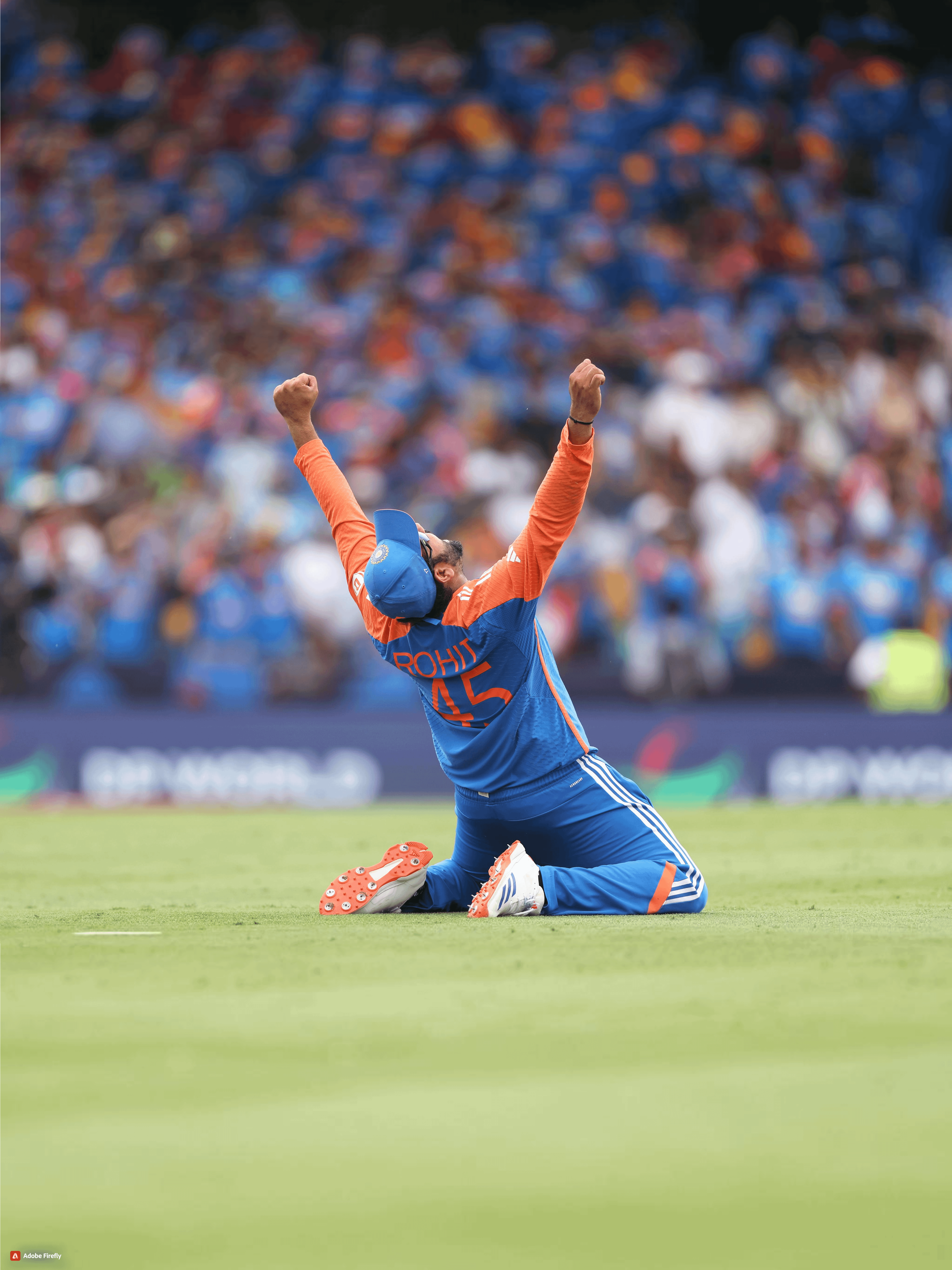 4095x5460 Drop Team India's Wallpaper worthy Photo from T20 WC 24