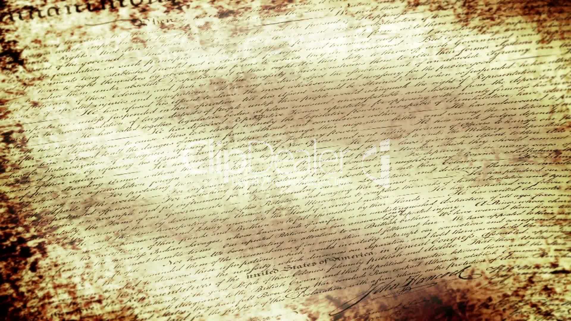 1920x1080 The Declaration Of Independence Wallpaper