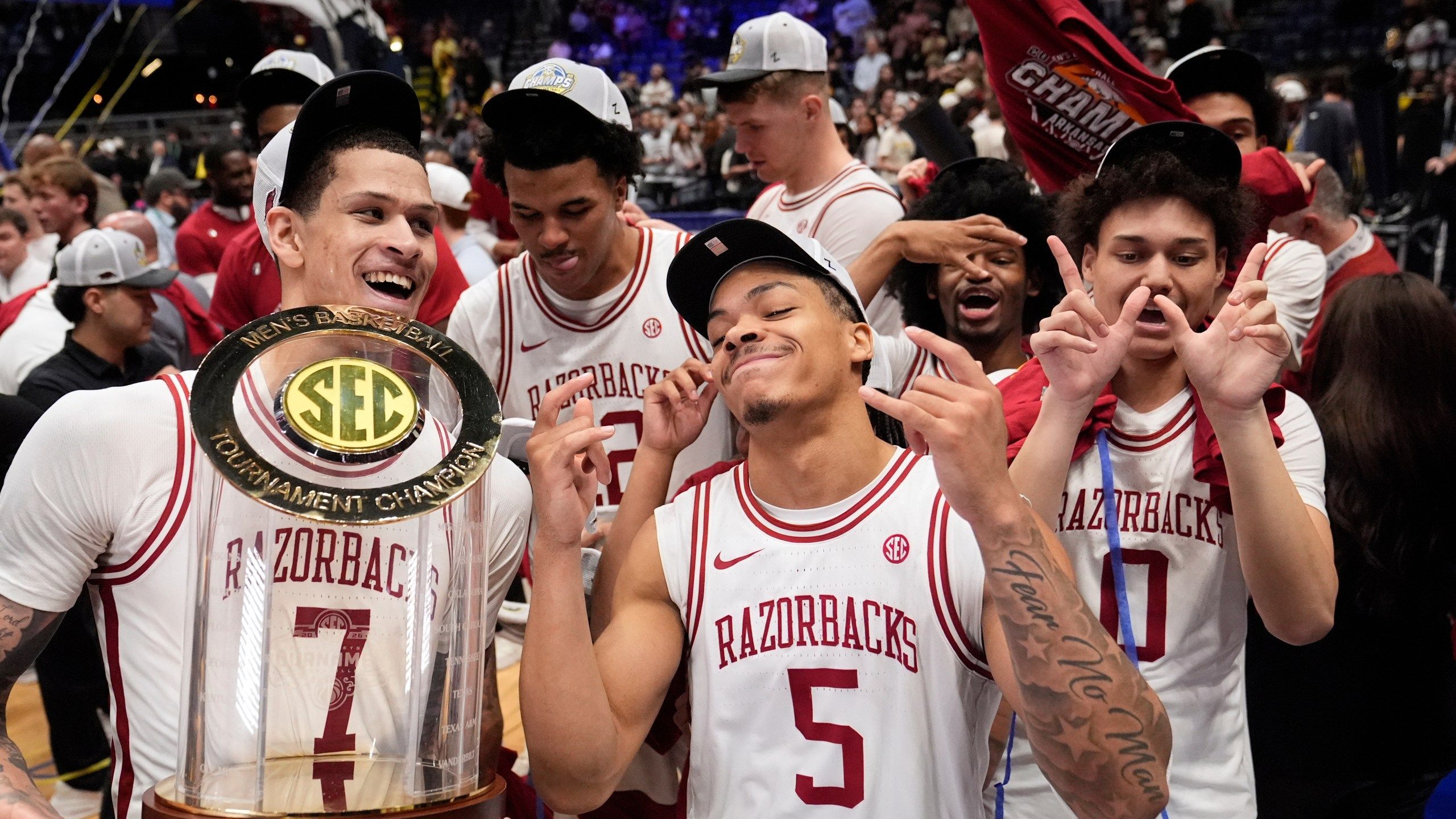 2560x1440 Arkansas freshman guard Darius Acuff, Jr., named Associated Press First Team All American on Tuesday