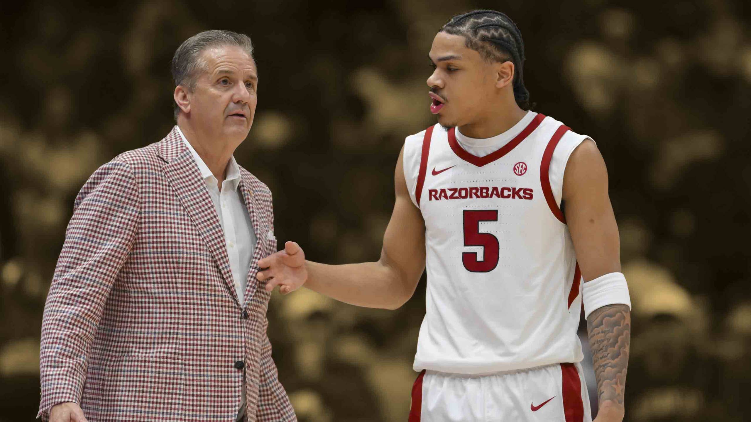 2560x1440 It Was All Cal Darius Acuff Jr. Chose Arkansas To Become The Next Shai Gilgeous Alexander