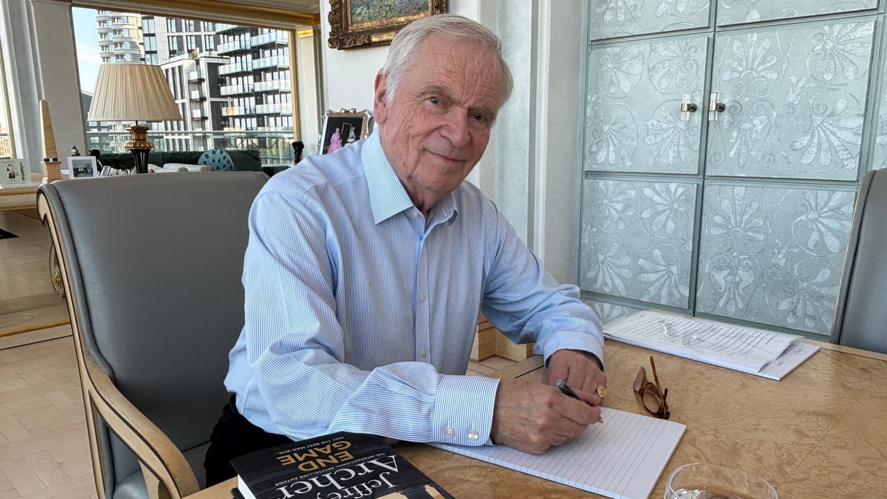 1280x720 Jeffrey Archer, novelist and Conservative politician, dies aged 86