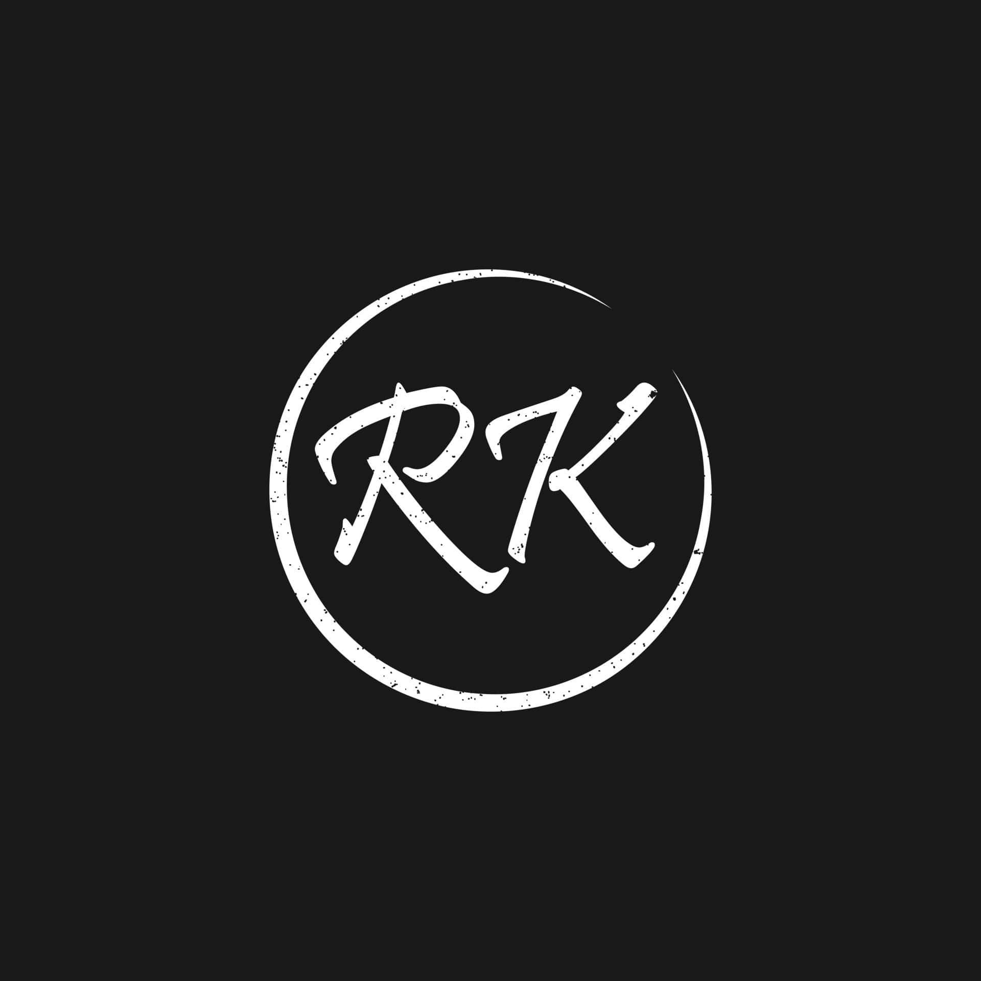 1920x1920 Download Letter R and K Initials Wallpaper