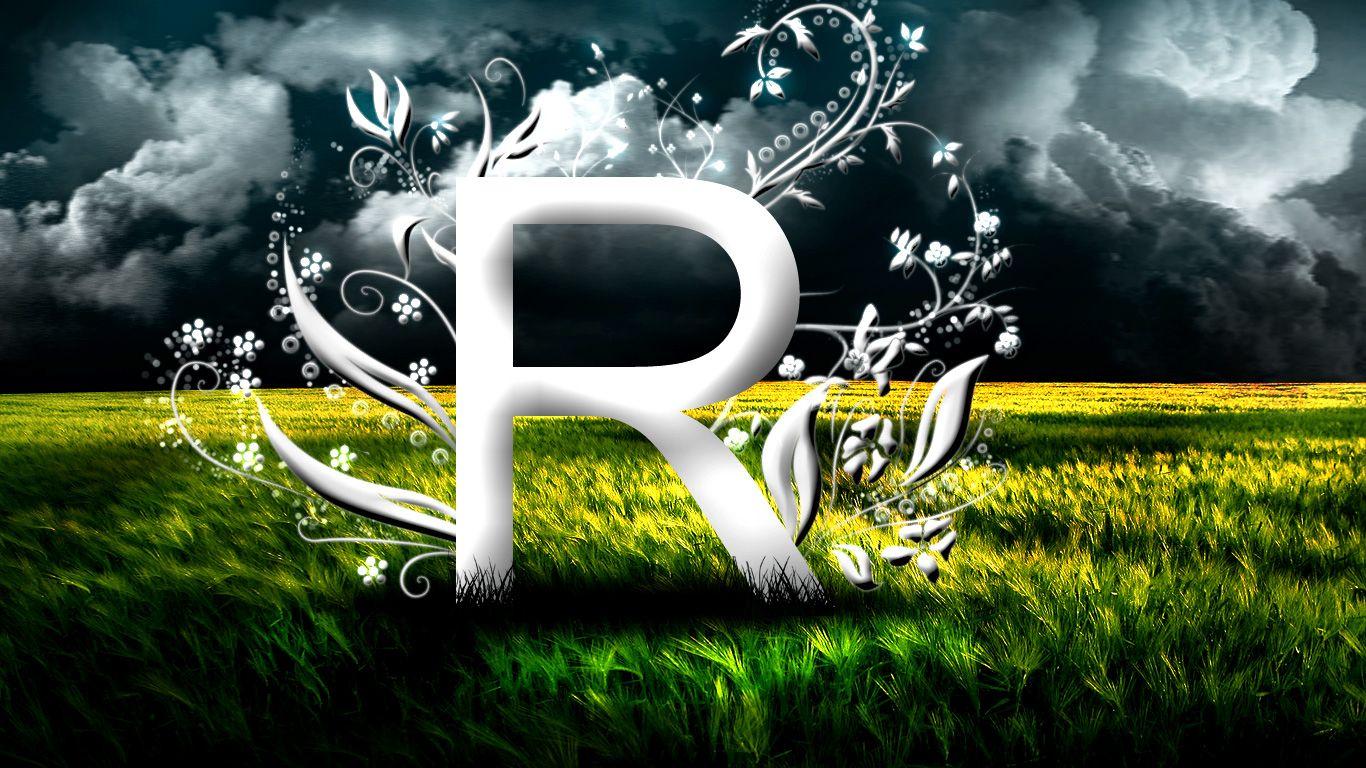 1366x768 R And K Letter Wallpaper