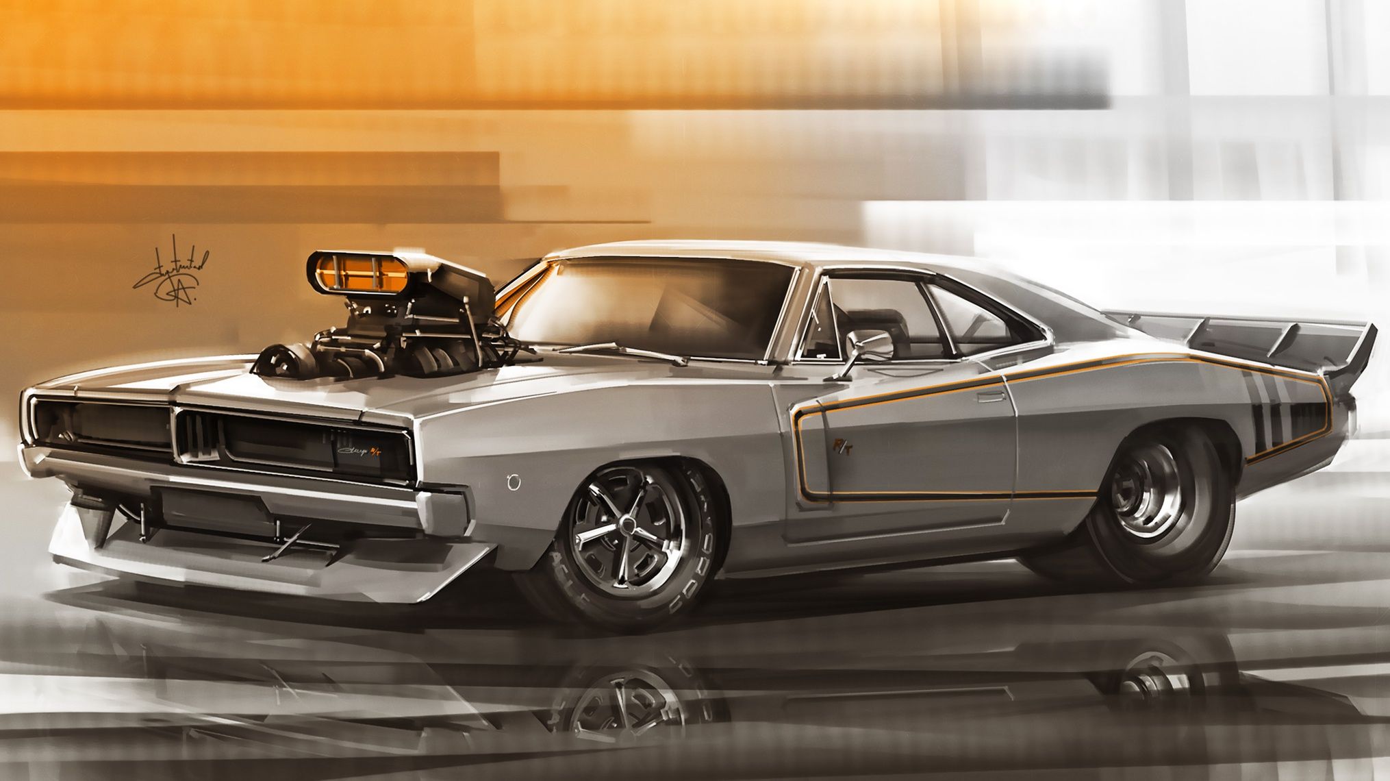 2030x1140 Free machine, auto Full HD wallpaper for desktop and phone