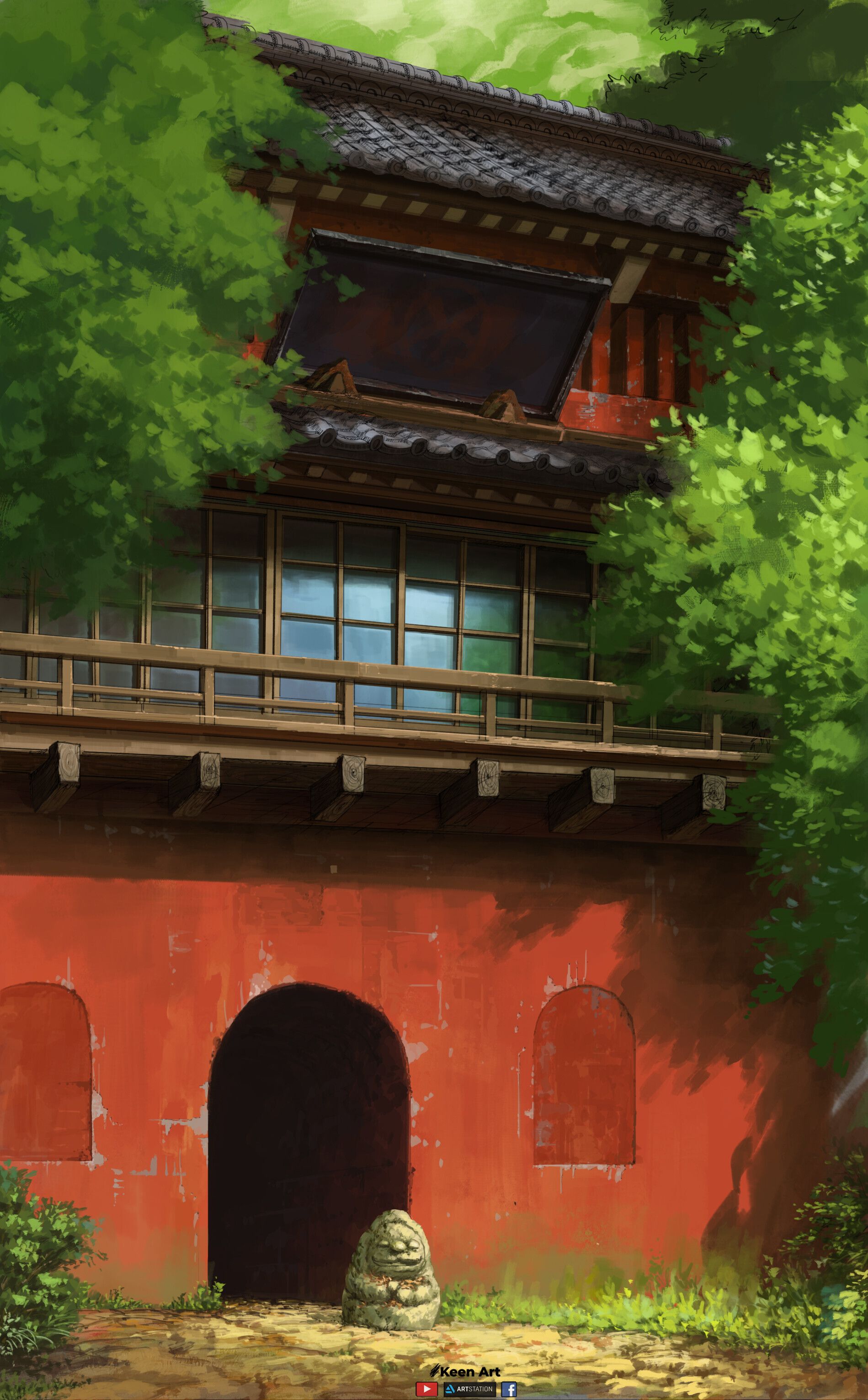 1899x3063 Ghibli Style & Practice free style, Dailly Sketch