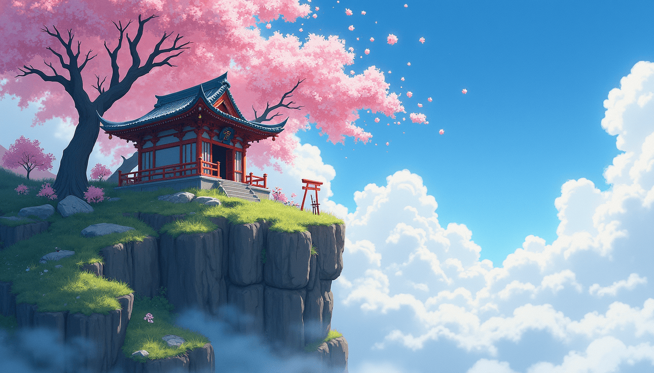 1344x768 Designing Dreamy Ghibli Worlds with AI Art