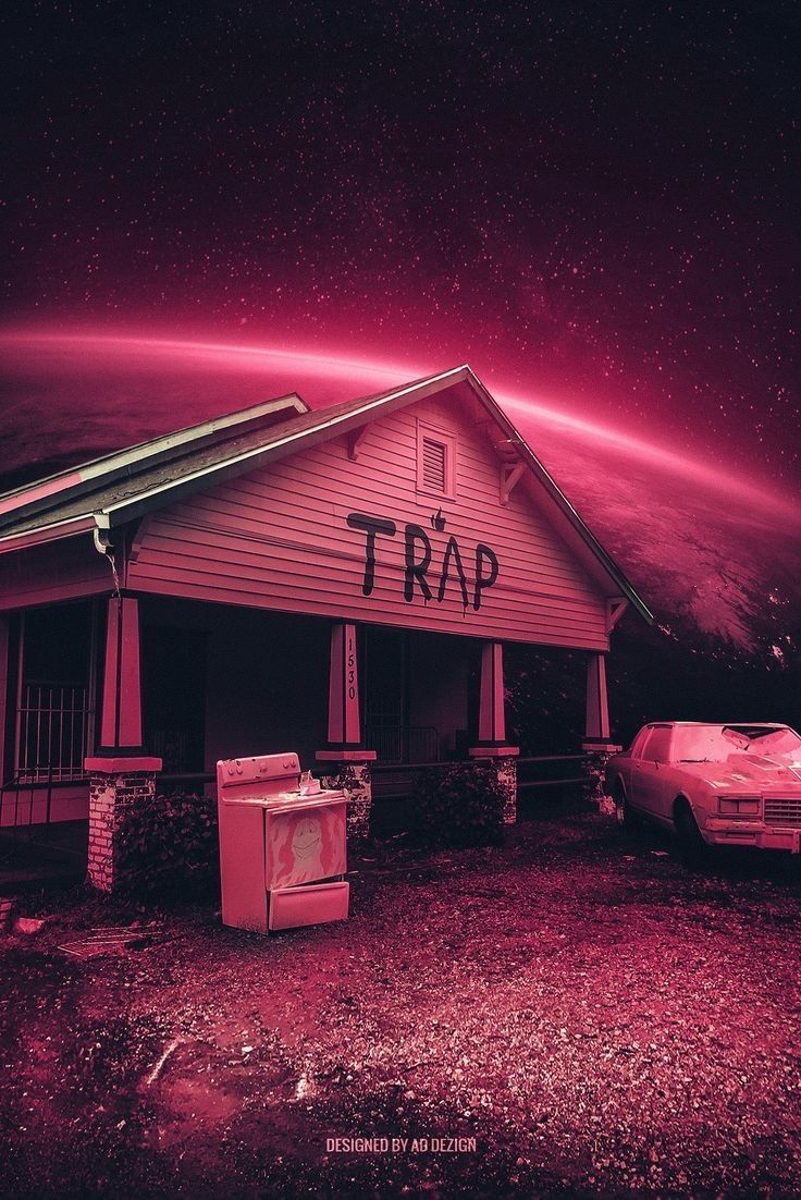 736x1102 Unique Trap Wall Art for Your Home Decor. Trap house photography, House in space, Trap house aesthetic