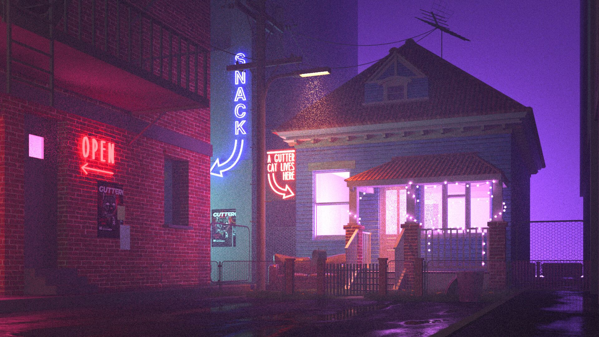 1920x1080 Trap house • Architectural concept