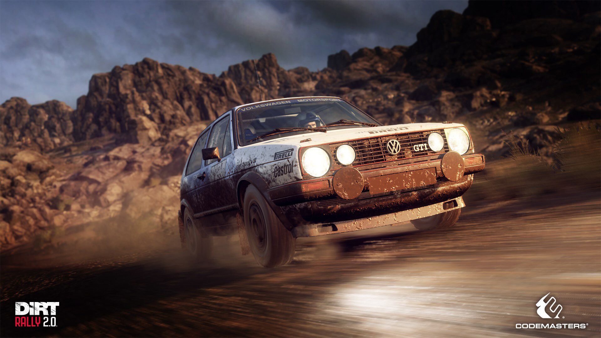 1920x1080 Krishnan Chandrasekaran Golf GTI 16v. Dirt Rally 2.0