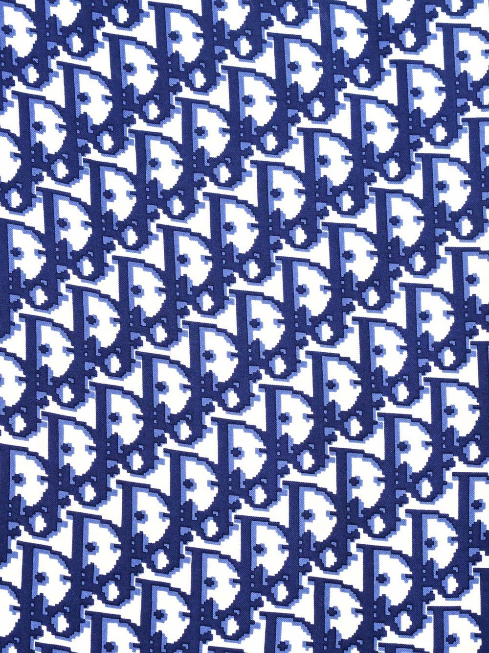 1000x1333 Christian Dior Oblique Printed Silk Scarf