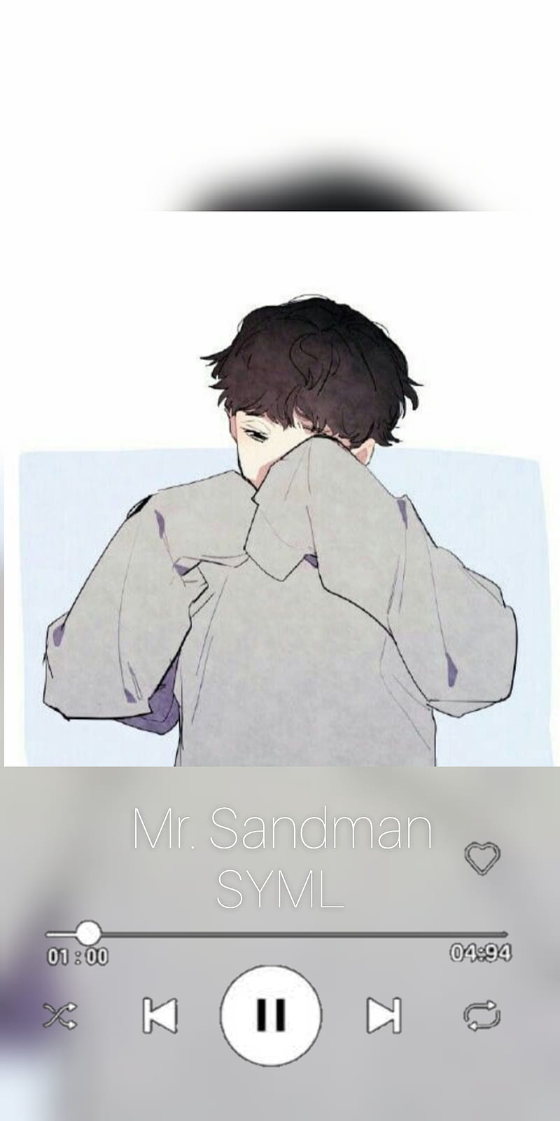 800x1600 HD tired anime boy wallpaper