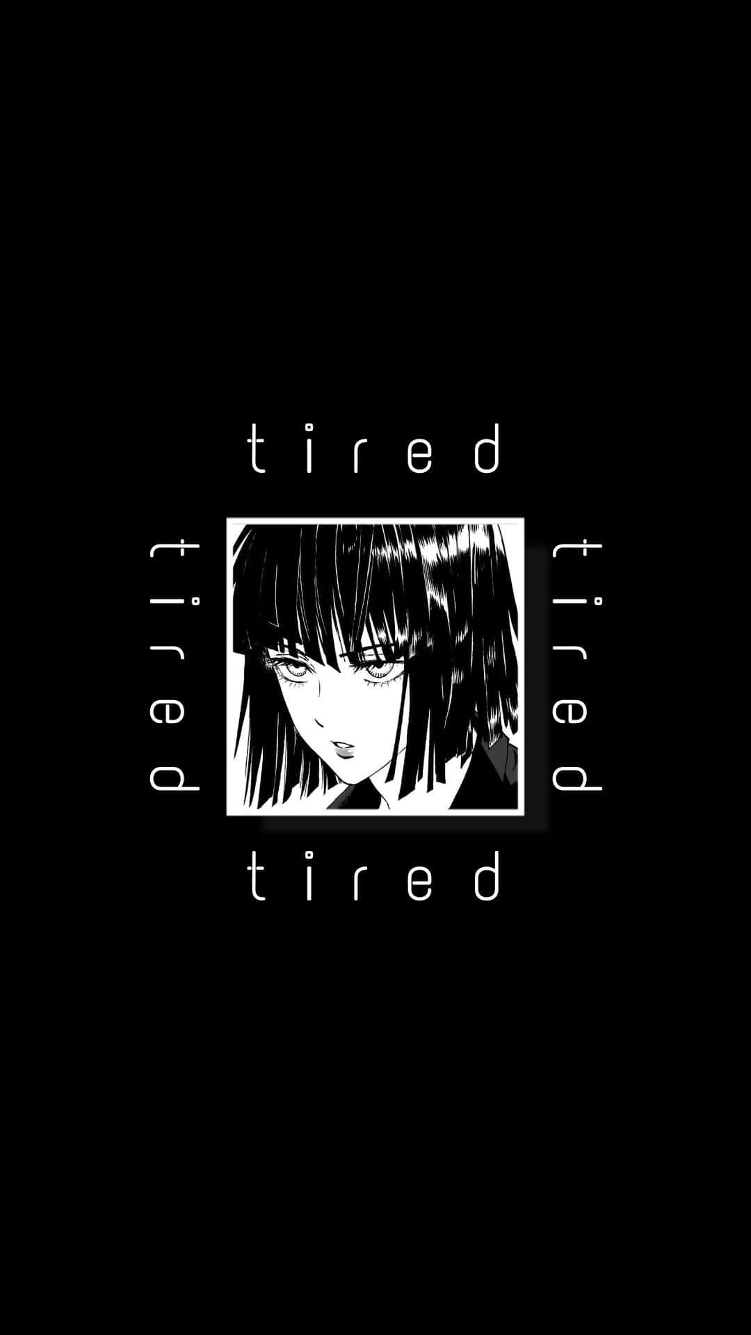 1080x1920 Download Tired_ Aesthetic_ Anime_ Style Wallpaper