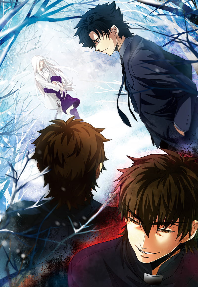 800x1162 1320x2868px, 2K free download. Illyasviel von einzbern, kotomine kirei, emiya kiritsugu, and irisviel von einzbern (fate and 1 more) drawn, HD phone wallpaper