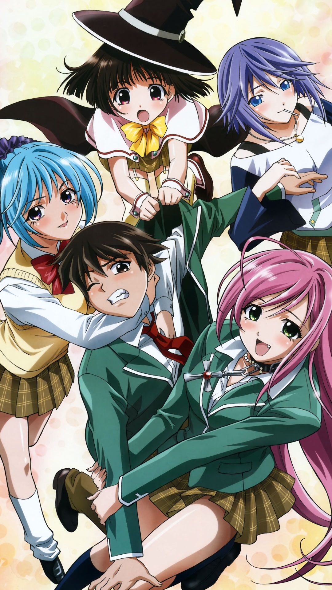 1080x1920 Rosario To Vampire Wallpaper