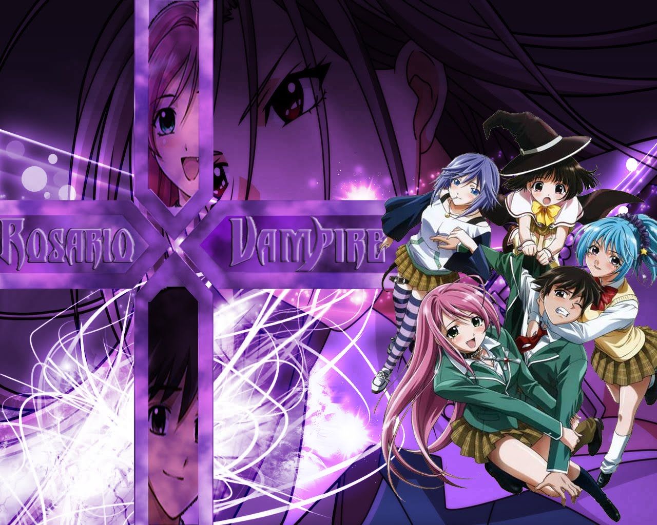 1280x1024 Rosario + Vampire