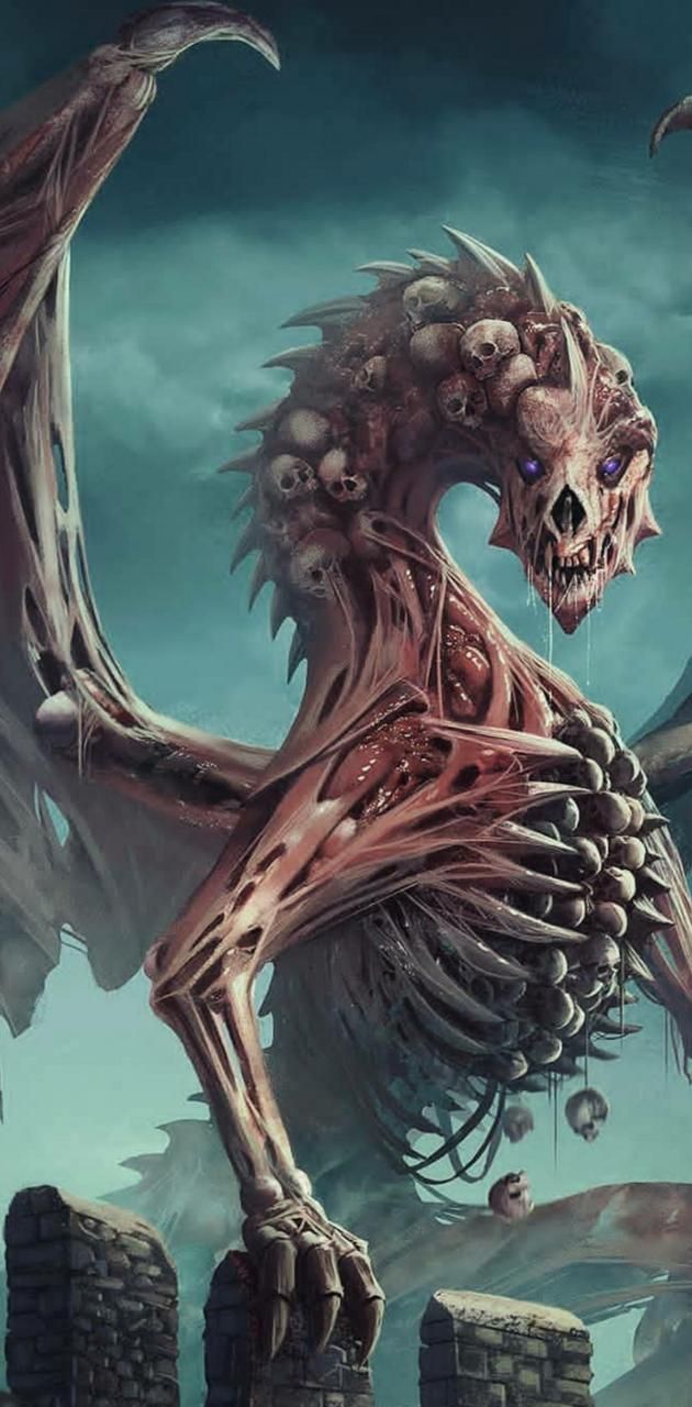 630x1280 Dead Dragon wallpaper