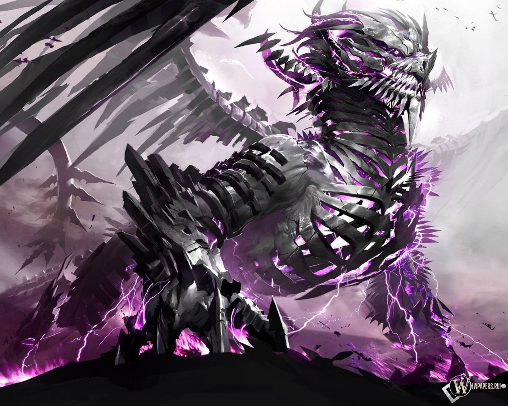 1920x1536 skeleton, Dragon, Guild Wars 2 Wallpaper HD / Desktop and Mobile Background