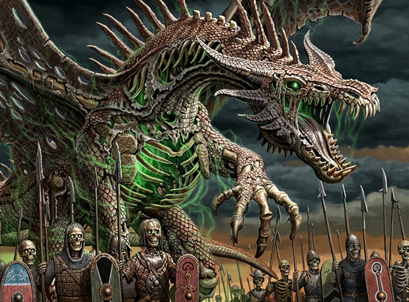 1400x1033 Undead Dragon