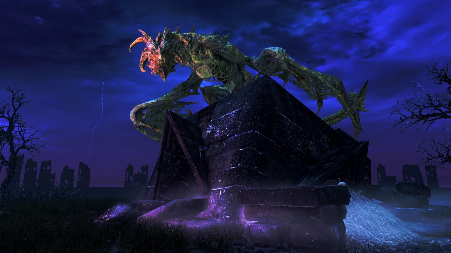 1920x1080 Undead dragons