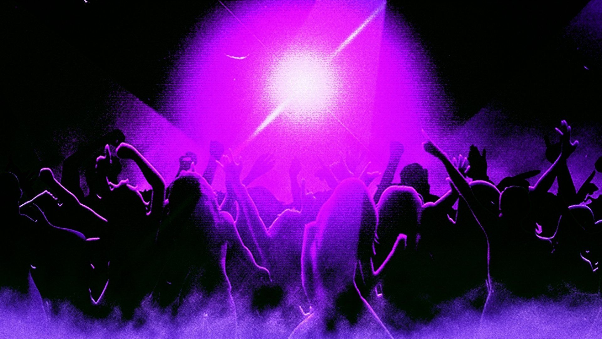 1920x1080 Retro Vibes: Artistic DJ Party HD Wallpaperx1080