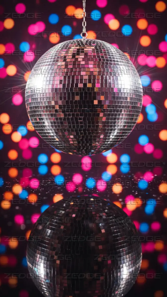 674x1198 Shiny Disco Ball Party Wallpaper wallpaper