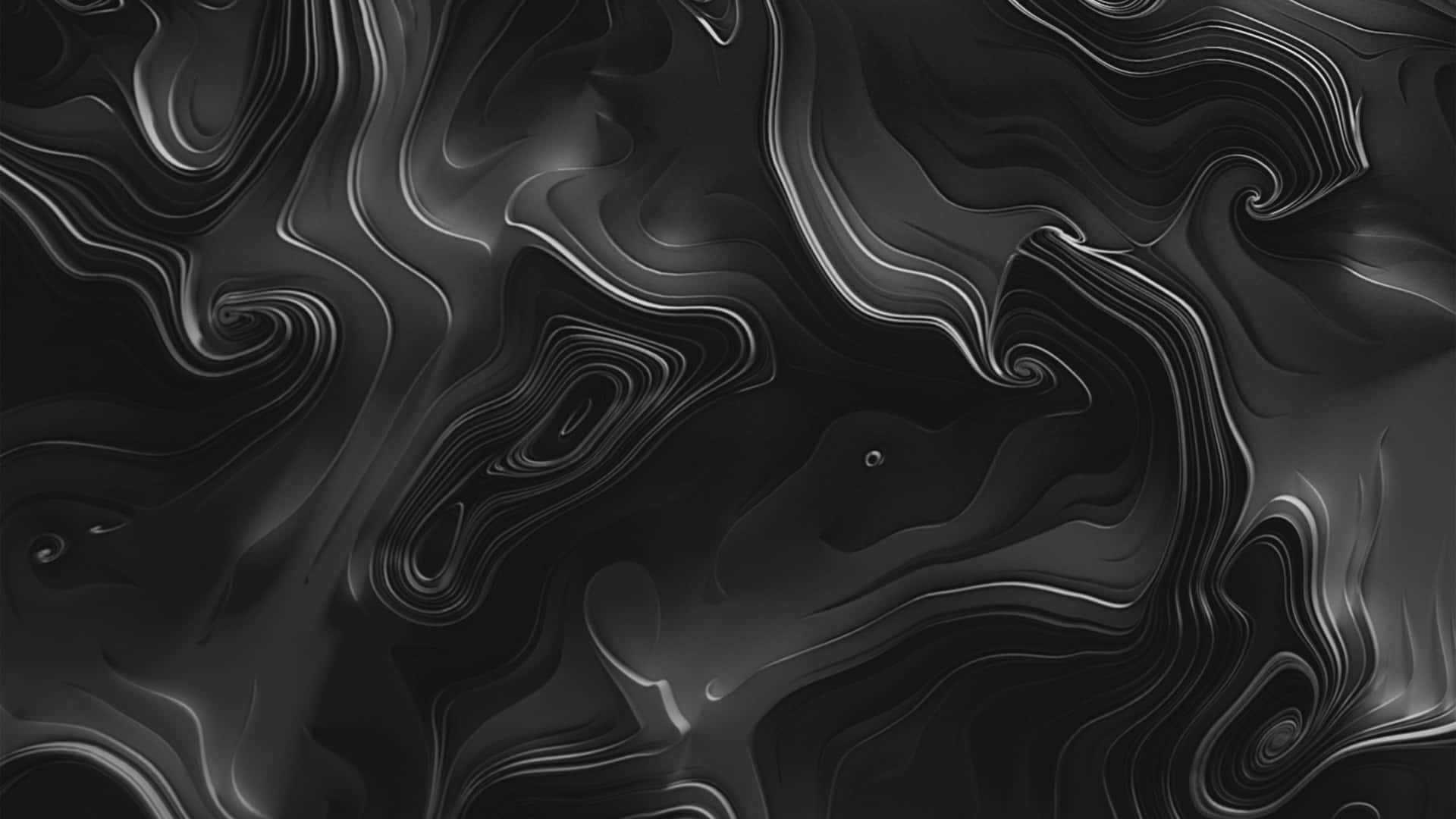 1920x1080 Black Liquid Wallpaper