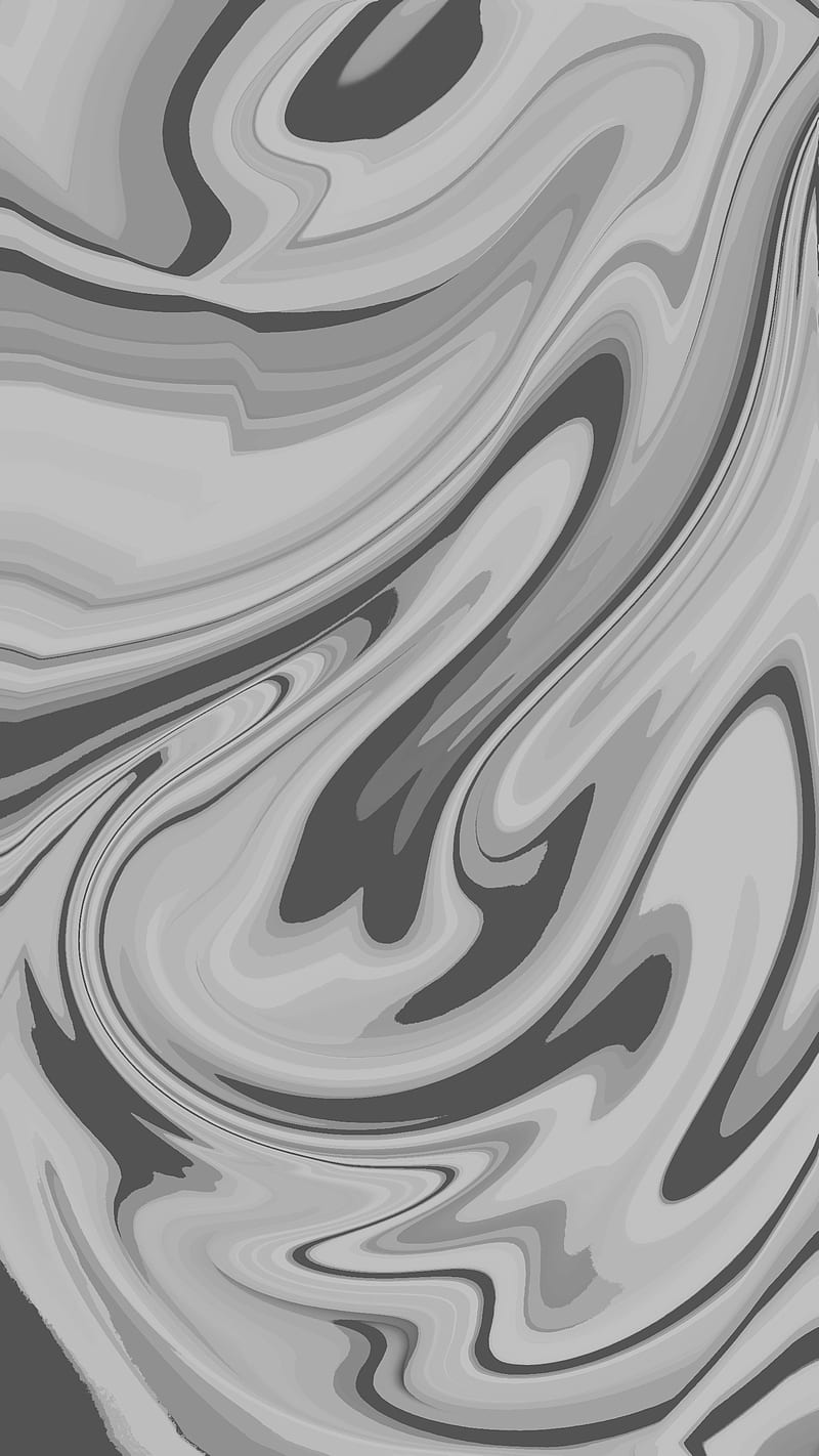 800x1422 Uncolored liquid abstract, black, simple, texture, white, HD phone wallpaper