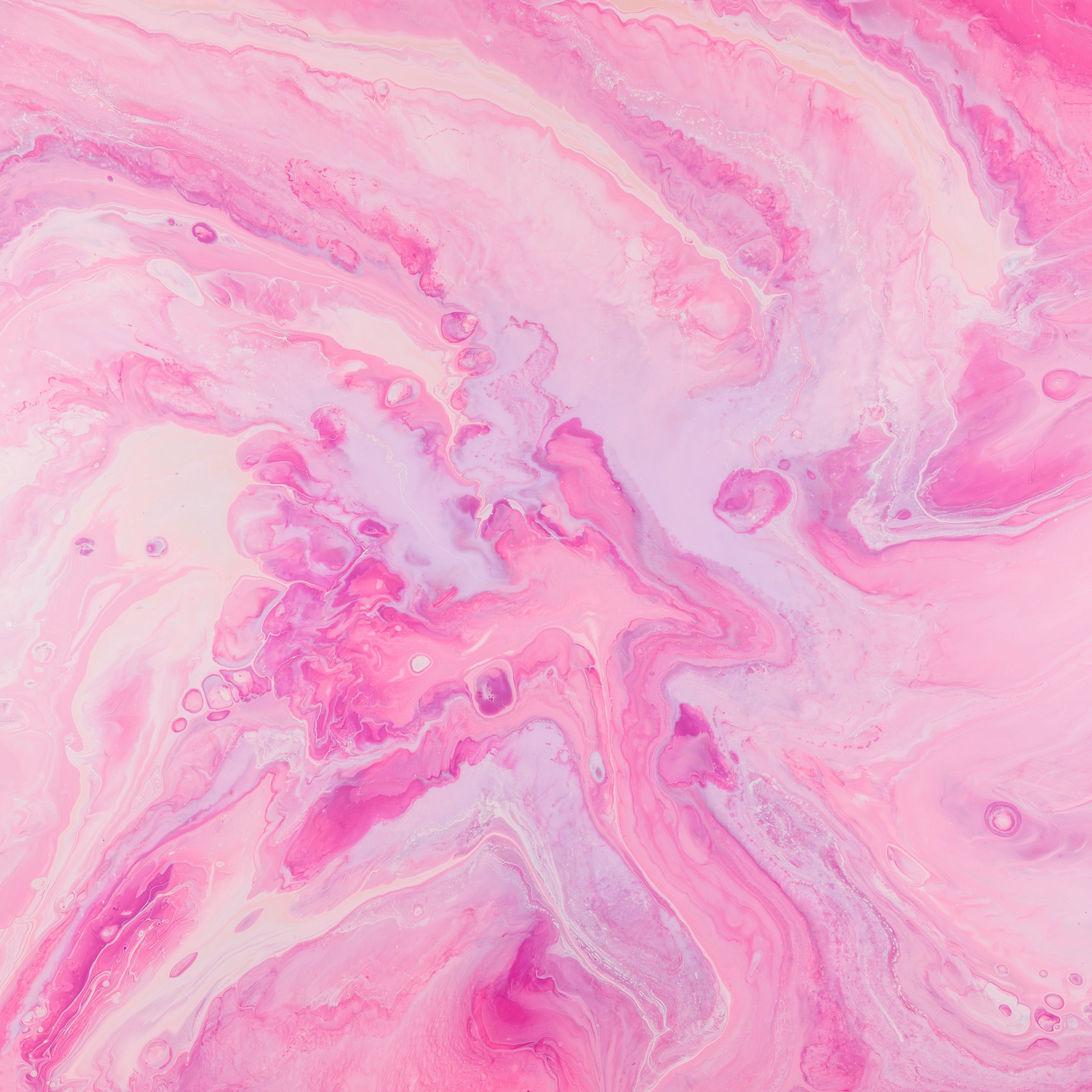 3415x3415 Download wallpaper 3415x3415 stains, liquid, pink, abstraction, texture ipad pro 12.9 retina for parallax HD background