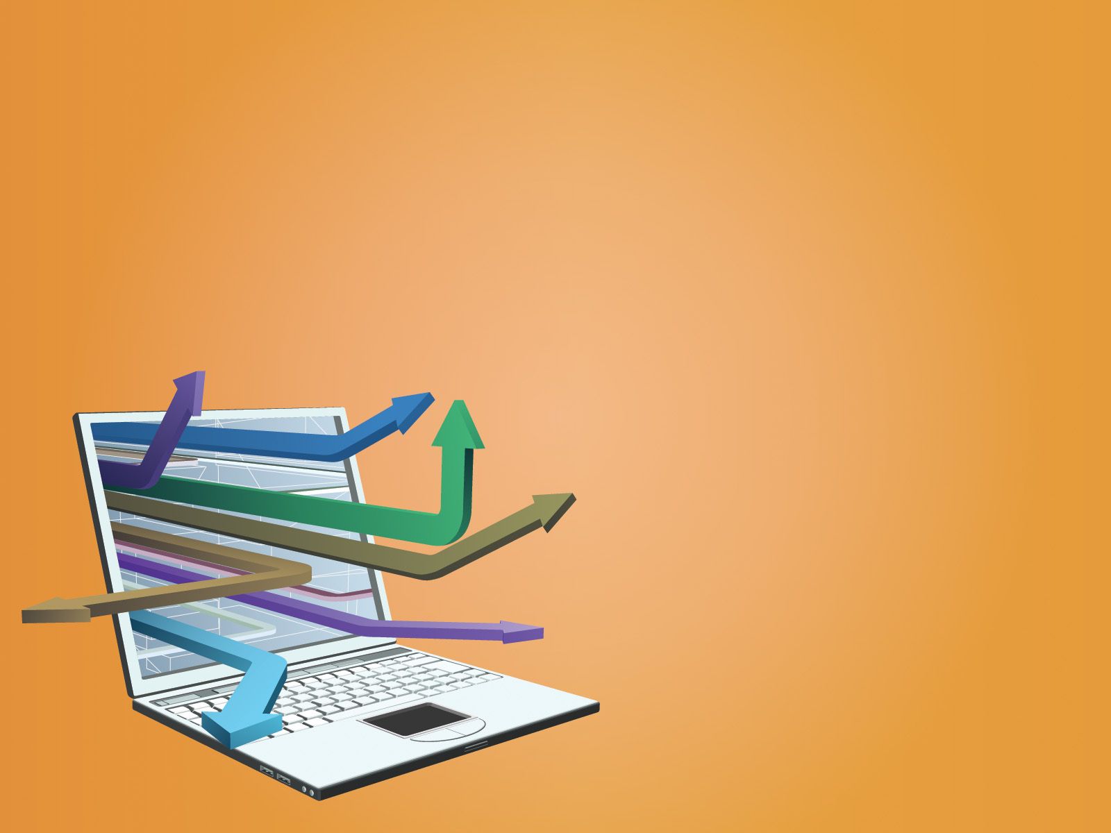 1600x1200 3D Internet Concept Powerpoint Templates, Technologies Background
