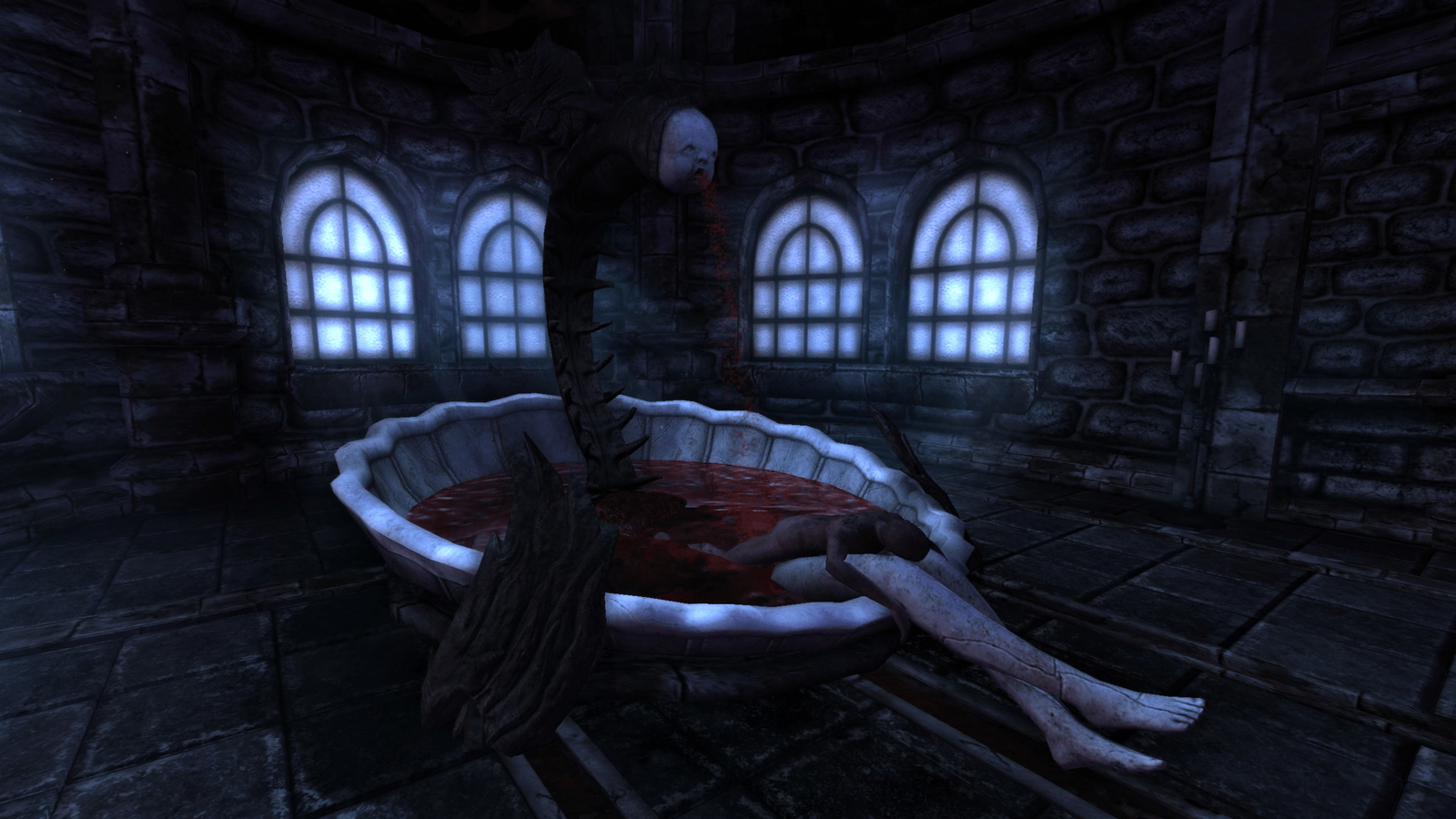 1600x900 Past Perfect: The Dark Descent is still terrifying. Rock Paper Shotgun