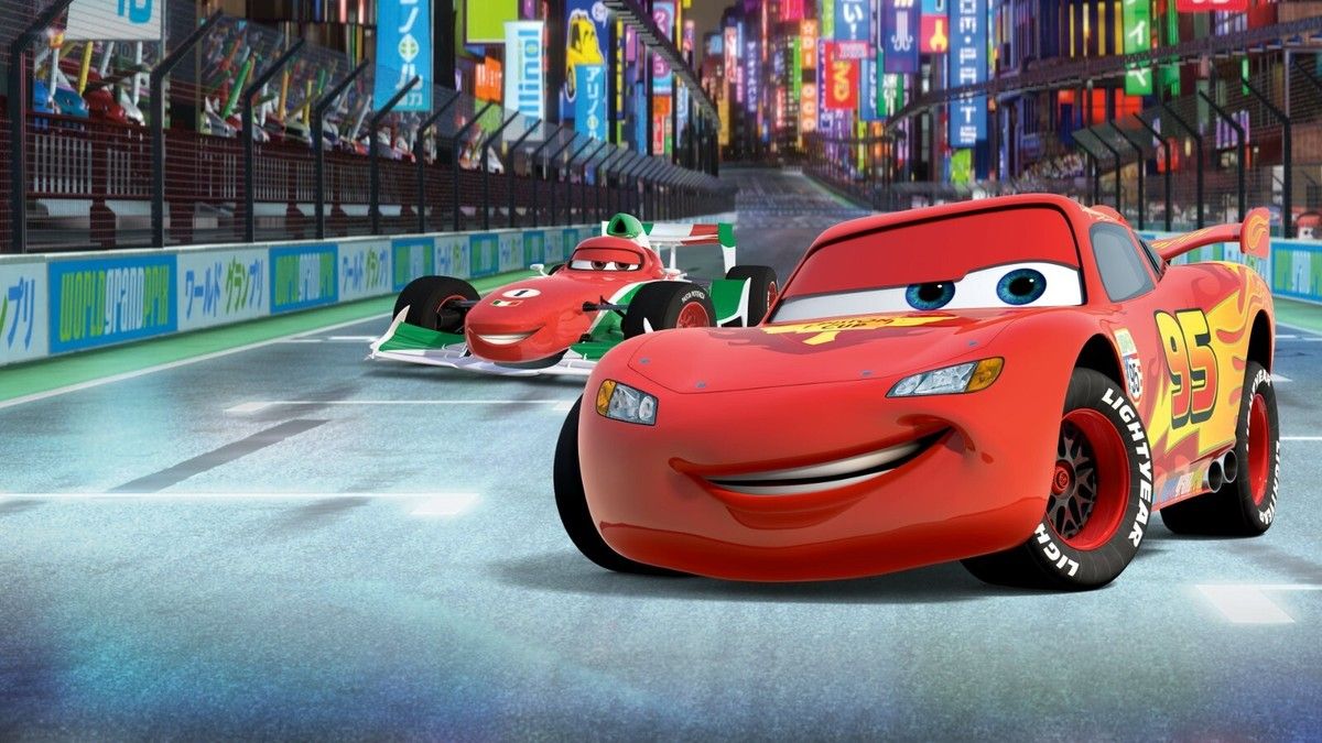 1200x675 Disney Pixar Cars 2 Movie Poster 11X17 Lightning McQueen Tow Mater Finn