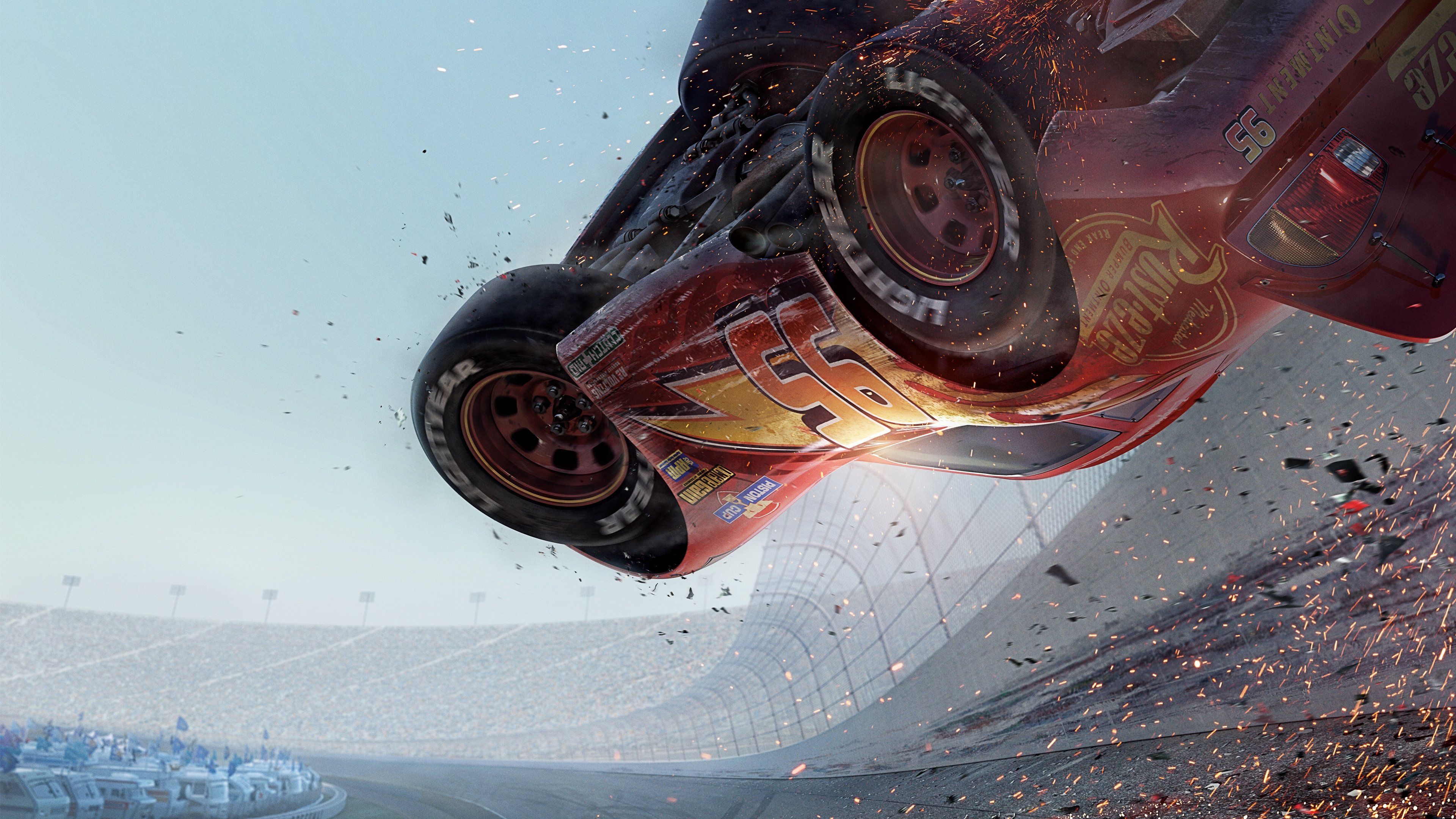 3840x2160 Can someone make this Cars 3 (2017) poster textless and wallpaper size?