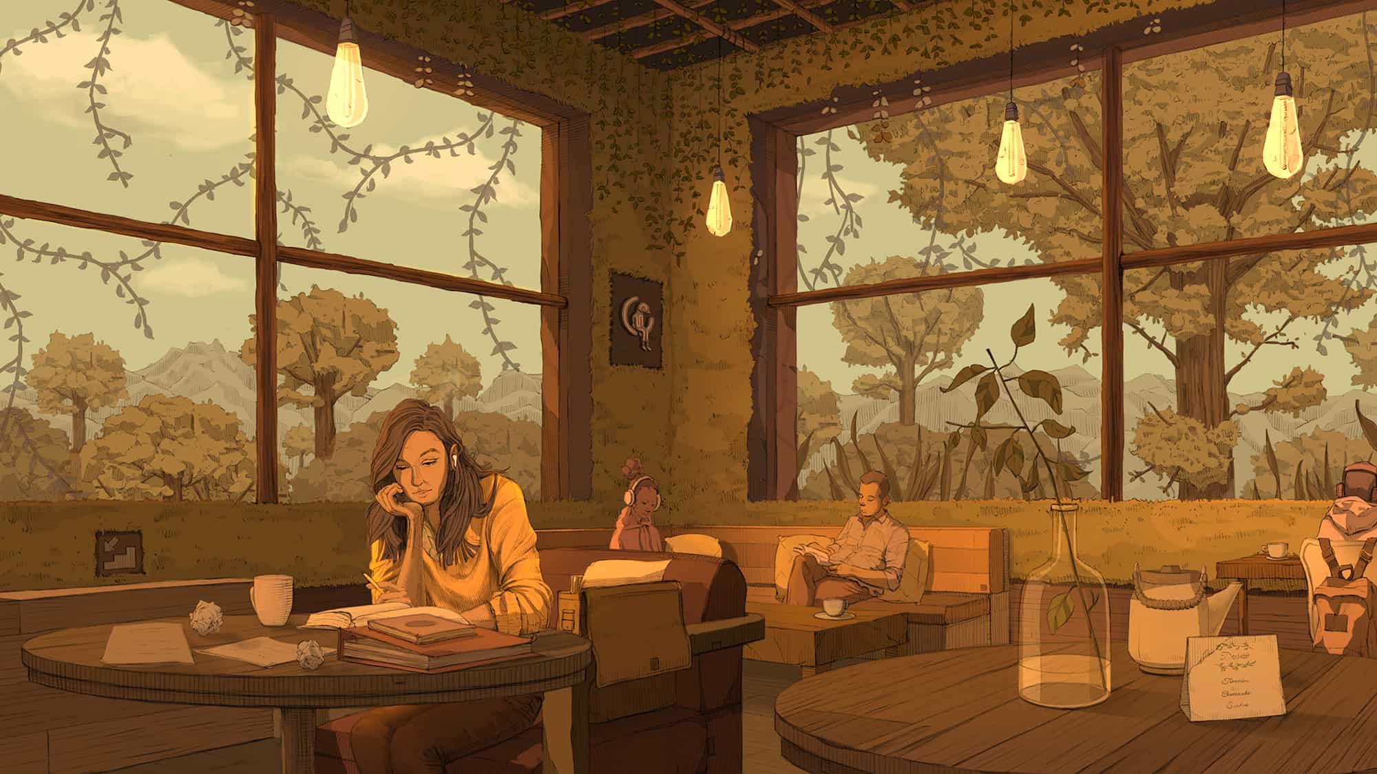 2000x1125 Lofi Cafe