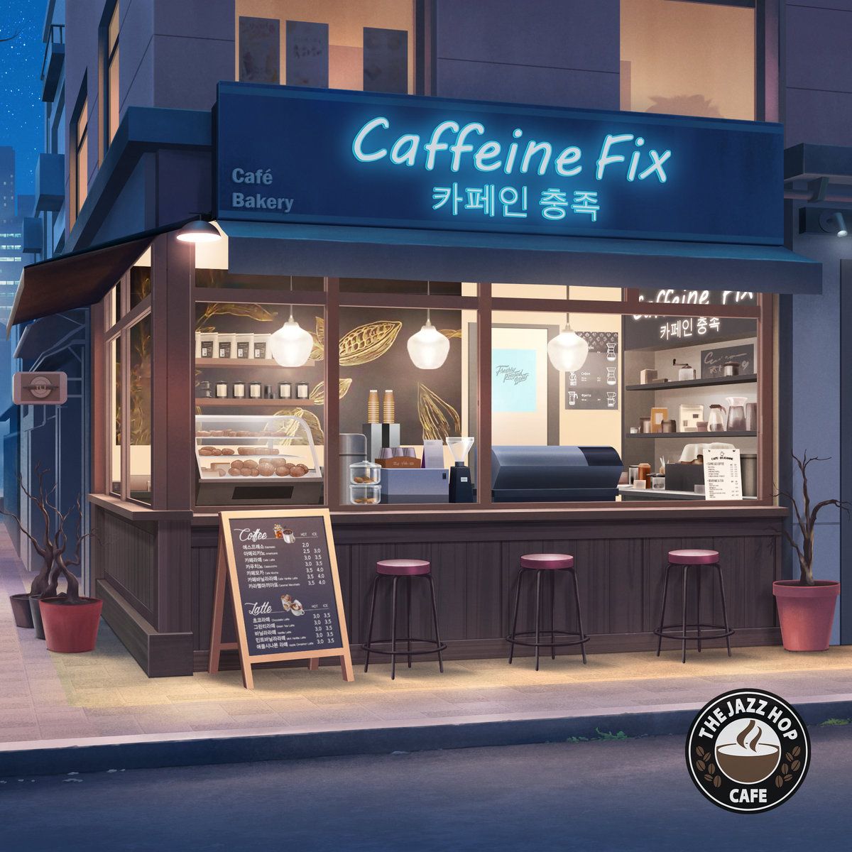 1200x1200 Cozy Vibes. Tosso & Dreamfield. The Jazz Hop Café
