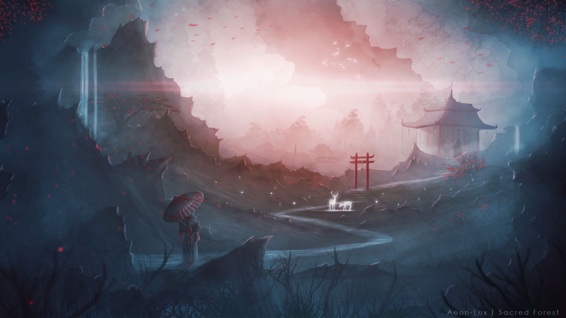 1920x1080 Space Fantasy Wallpaper Set 80 (Featuring Jonathan Maurin “Aeon Lux”)