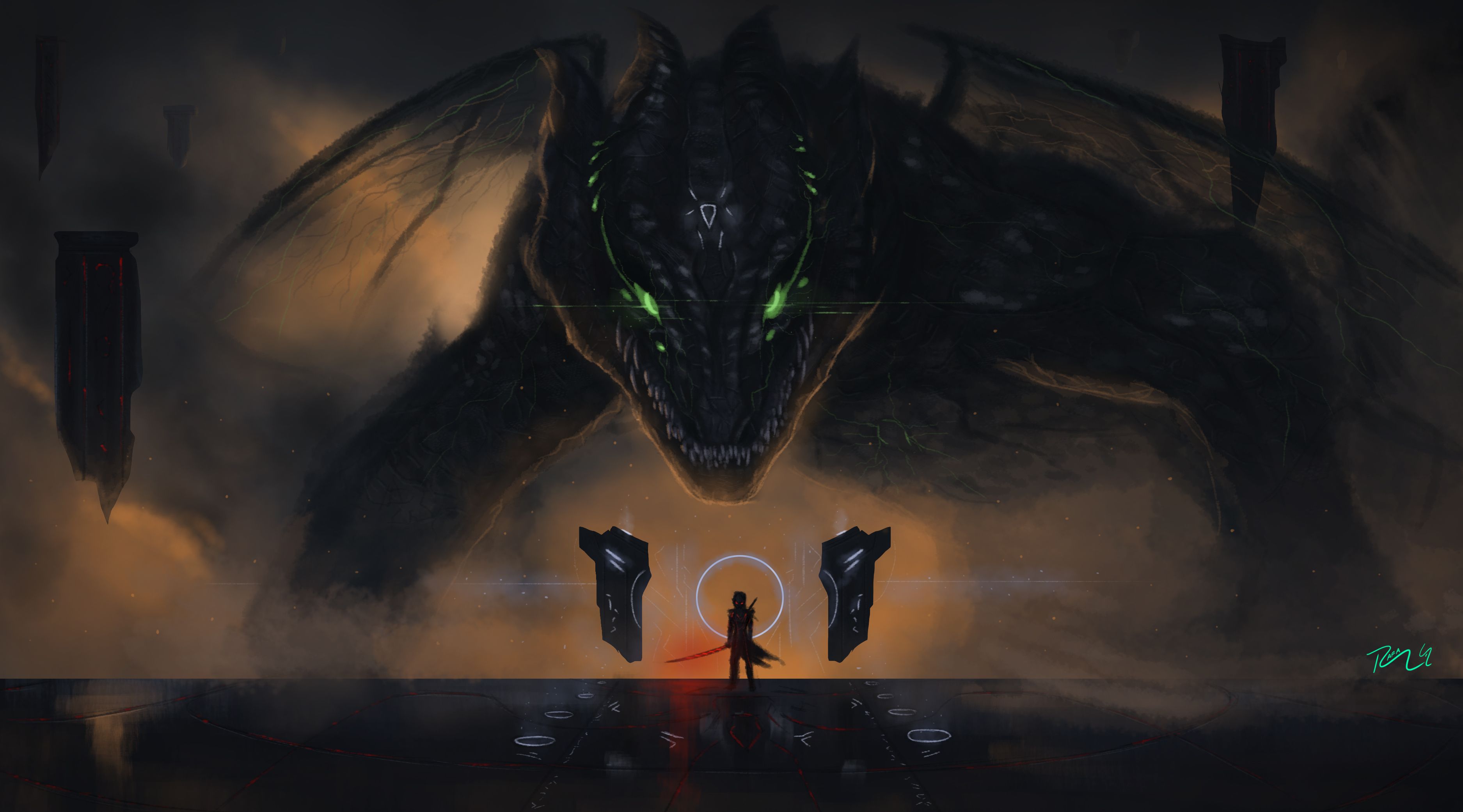 3750x2083 Aeon Awakening Dragon Evil Fear Fury Million Oblivion 4k Wallpaper, HD Artist Wallpaper, 4k Wallpaper, Image, Background, Photos and Picture