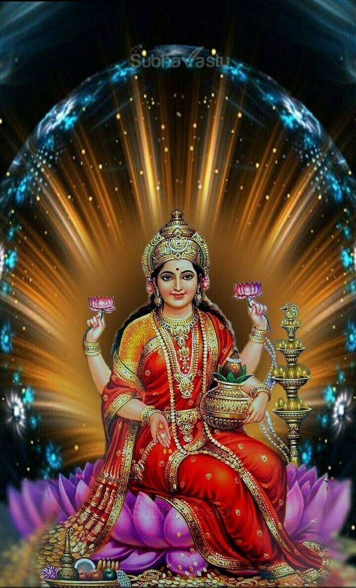 719x1188 Download Mahalakshmi Crystal Background Wallpaper